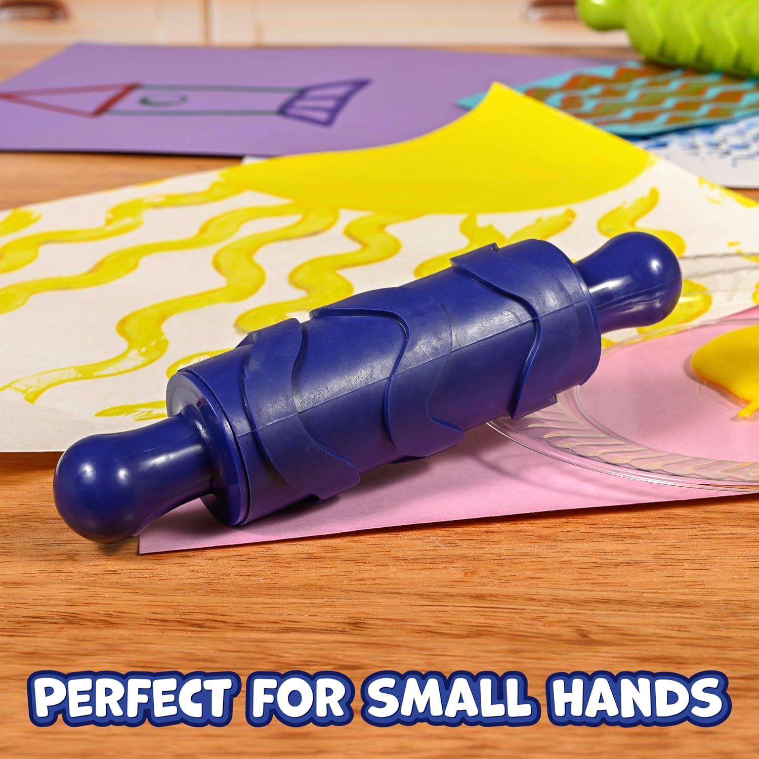 Rodillos de Textura para Niños Learning Advantage - 4 Patrones