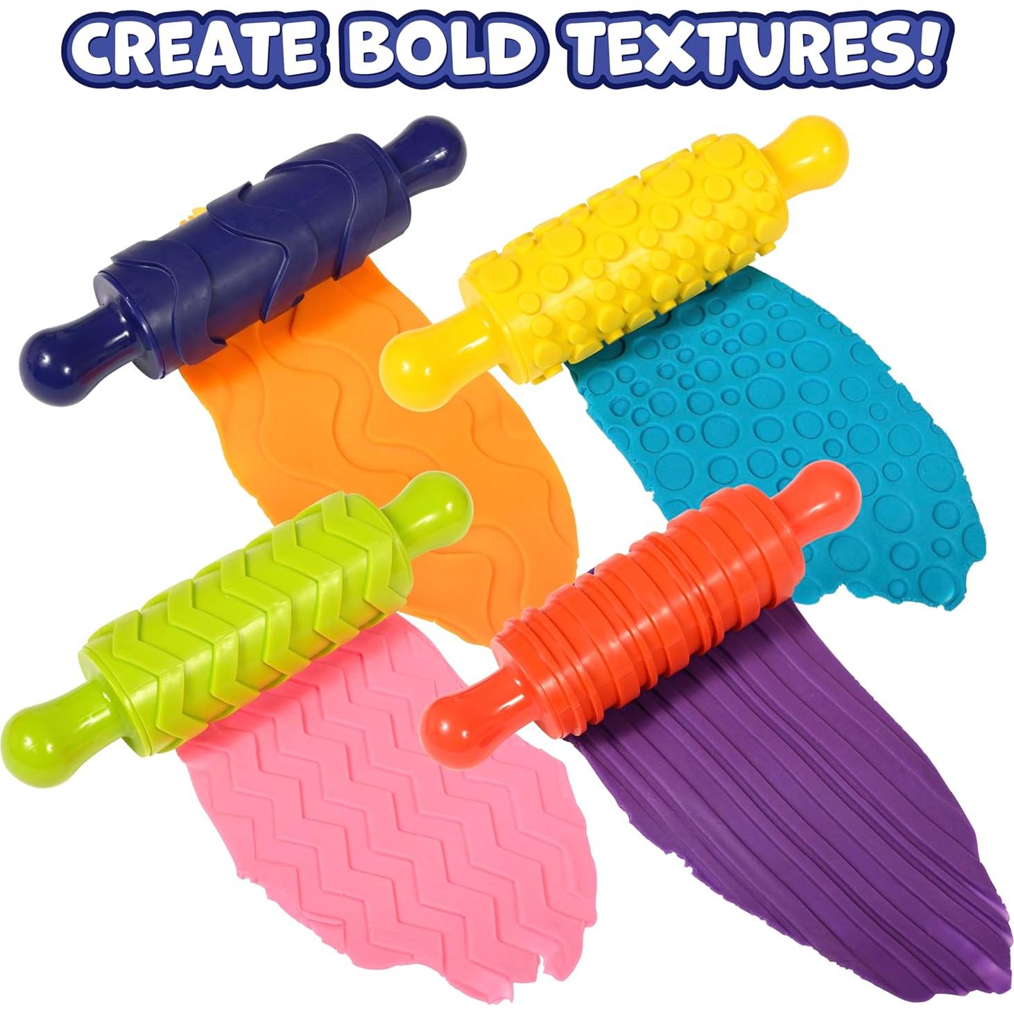 Rodillos de Textura para Niños Learning Advantage - 4 Patrones