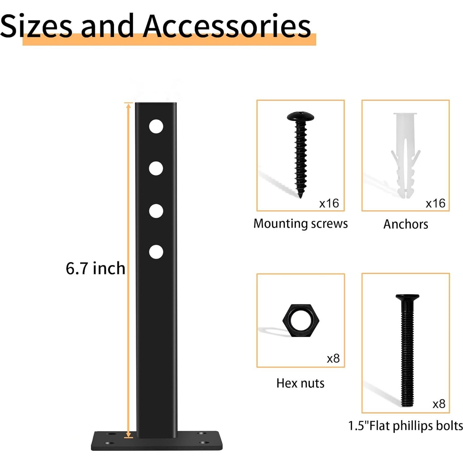 Soporte de Pared para Skateboard MIUONO 4 Estantes Flotantes