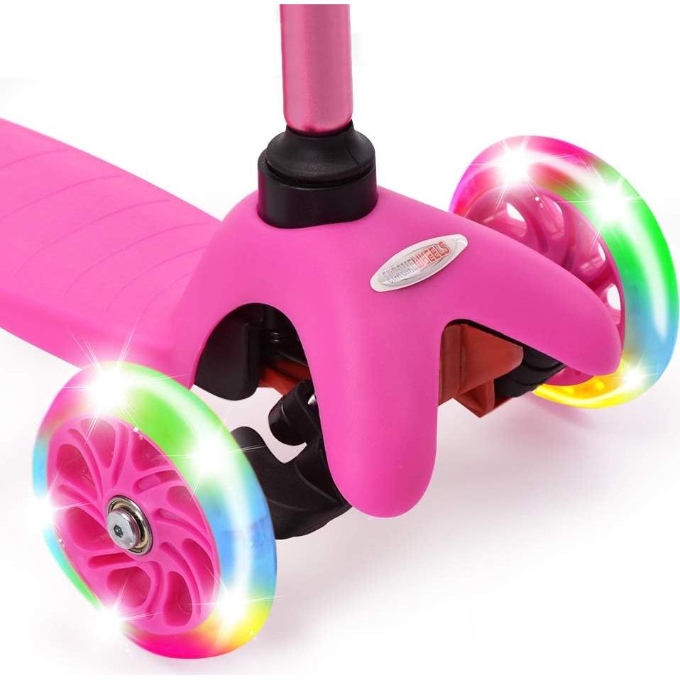 Scooter ChromeWheels Rosa 3 Ruedas Ajustable para Niños