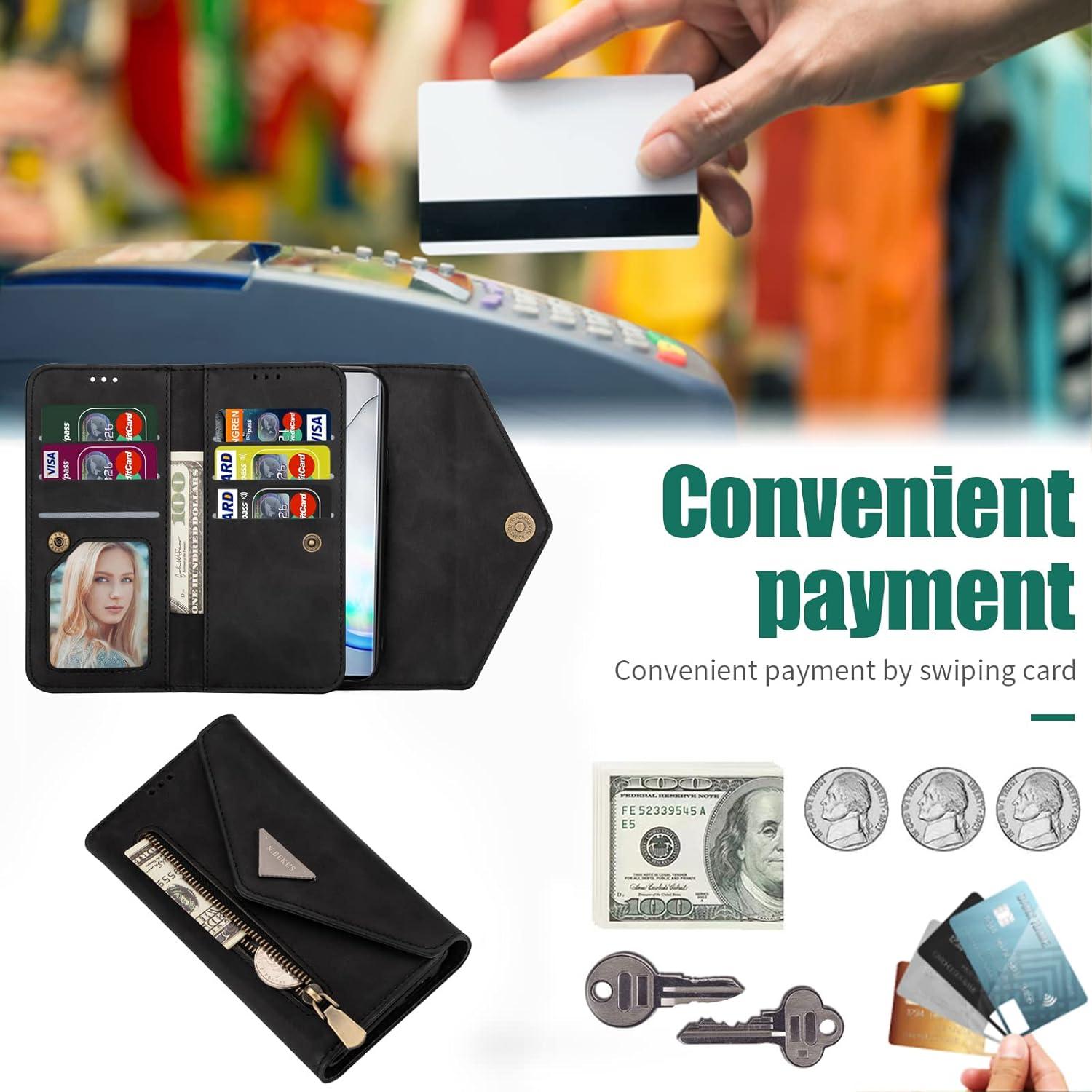 Funda Cartera Furiet para Samsung Galaxy Note 10+ Negro