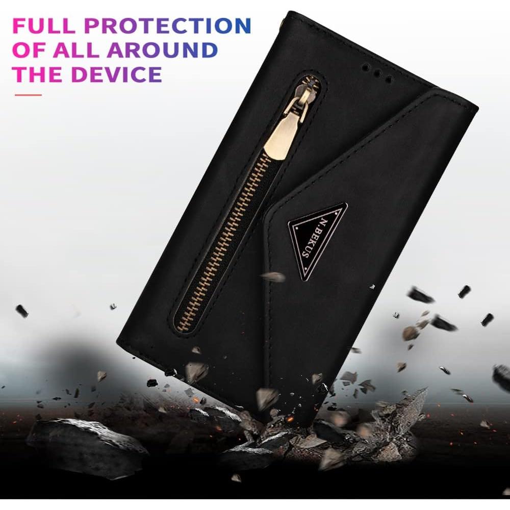Funda Cartera Furiet para Samsung Galaxy Note 10+ Negro