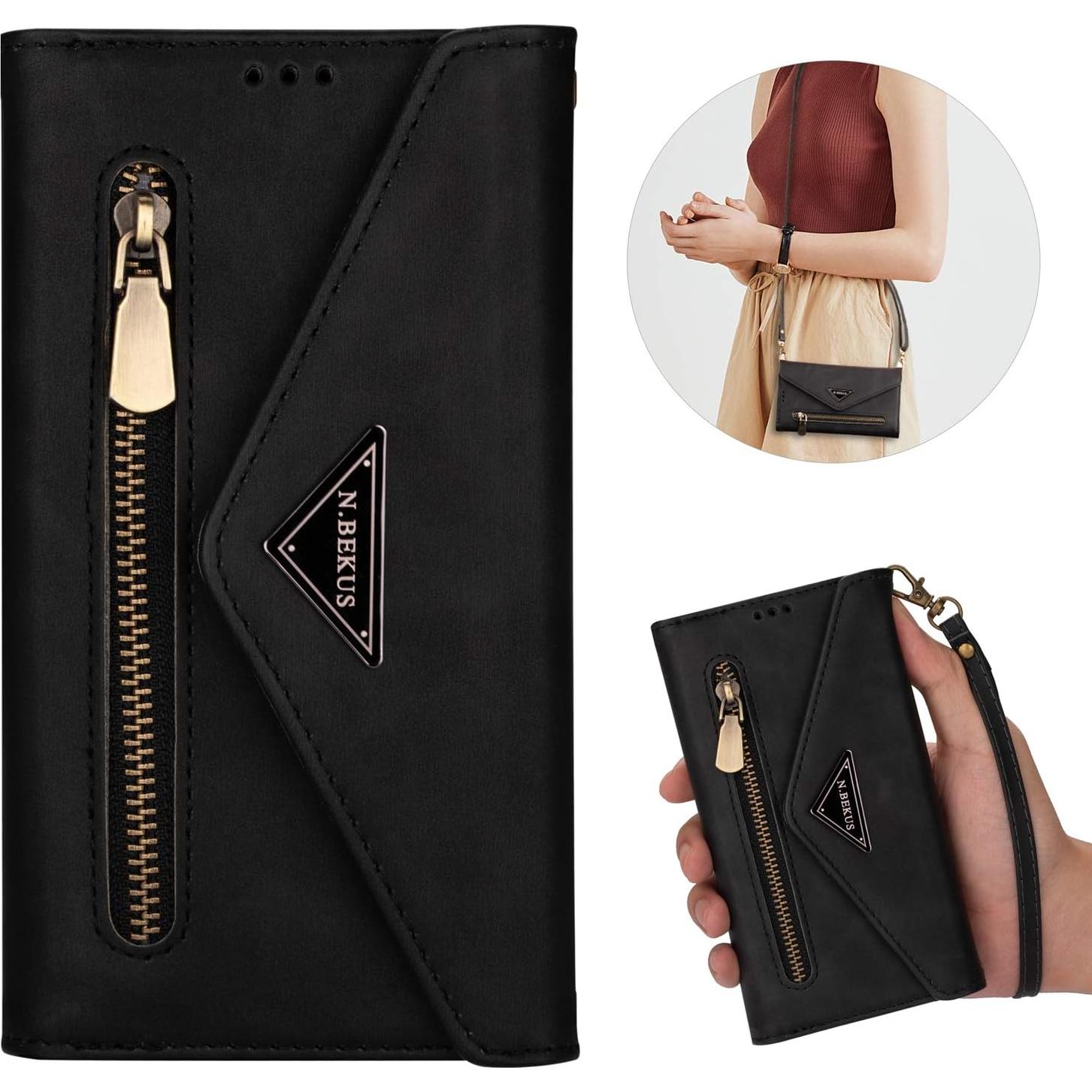 Funda Cartera Furiet para Samsung Galaxy Note 10+ Negro