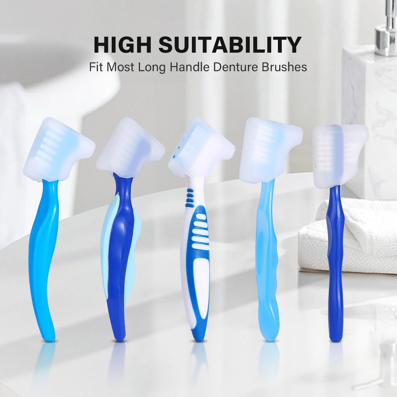 Funda de Cepillo de Dentadura Anbbas 2 Piezas Silicona