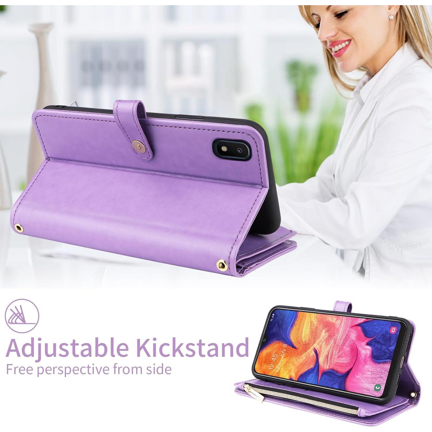 Funda Floral Samsung Galaxy A10e con Correa y Soporte