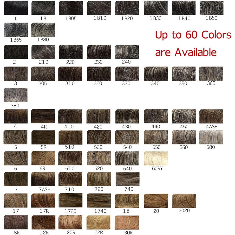 Peluca Masculina LHC 8x10 Piel Fina 100% Cabello Humano