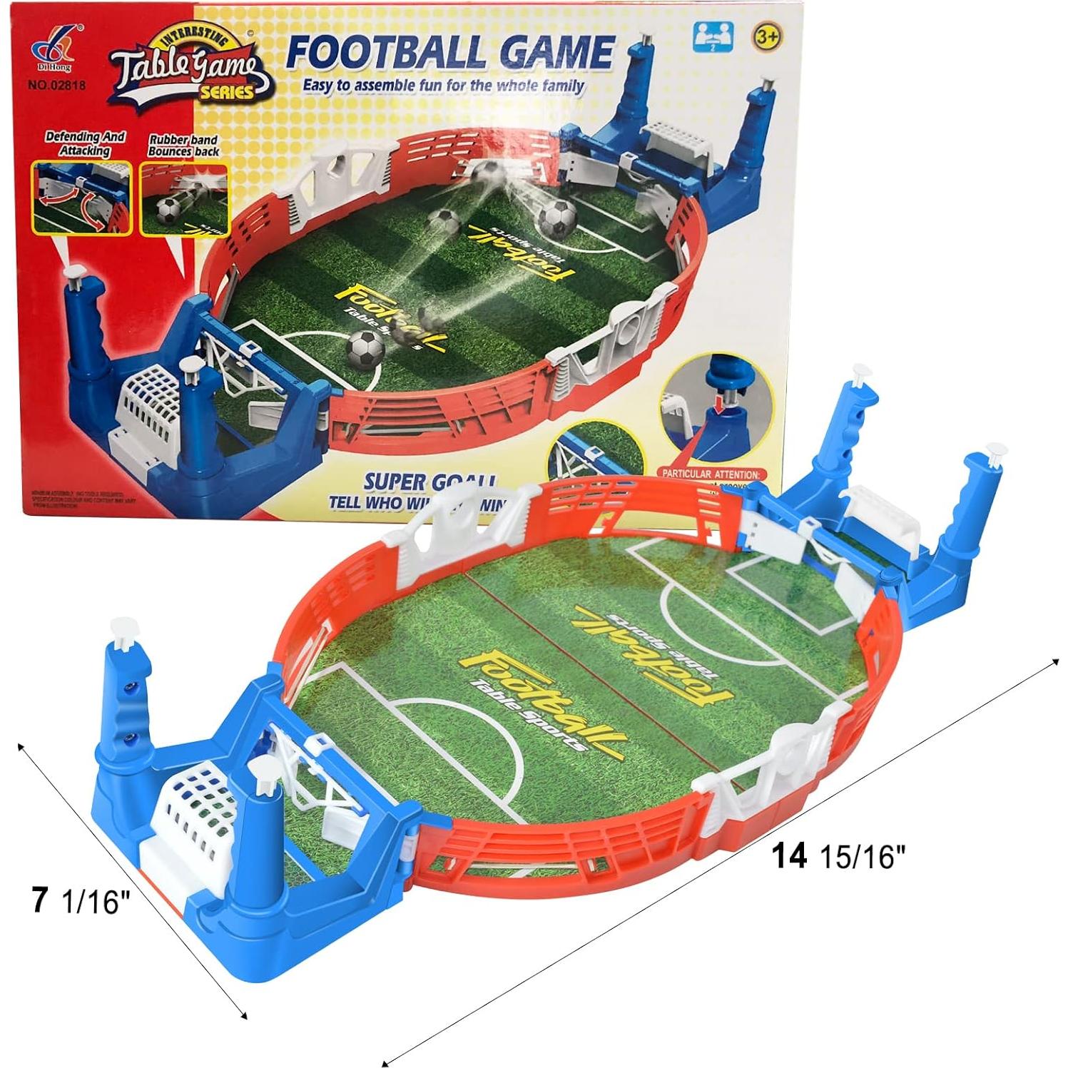 Futbolín de Mesa IELECMG 37.8x17.5 cm para 2 Jugadores