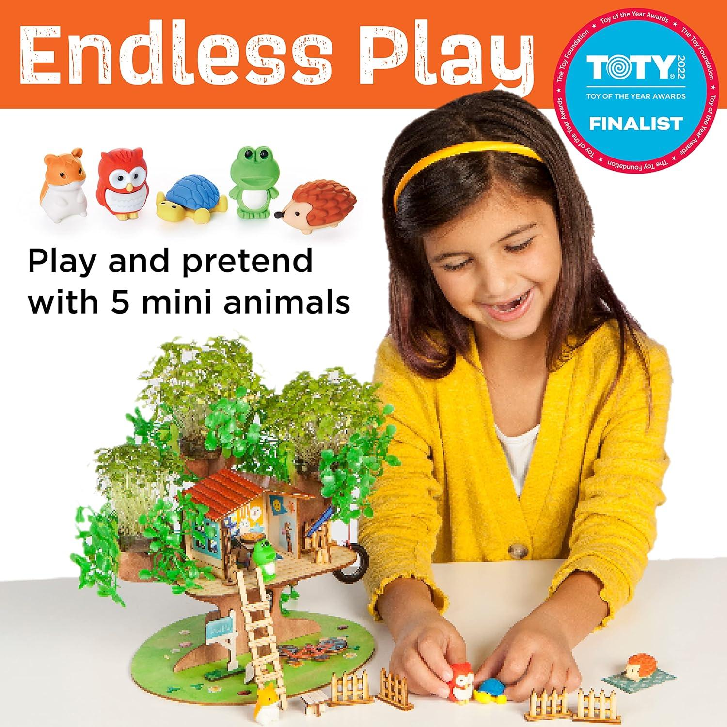 Kit de Manualidades Creatividad para Niños Casa del Árbol 3D