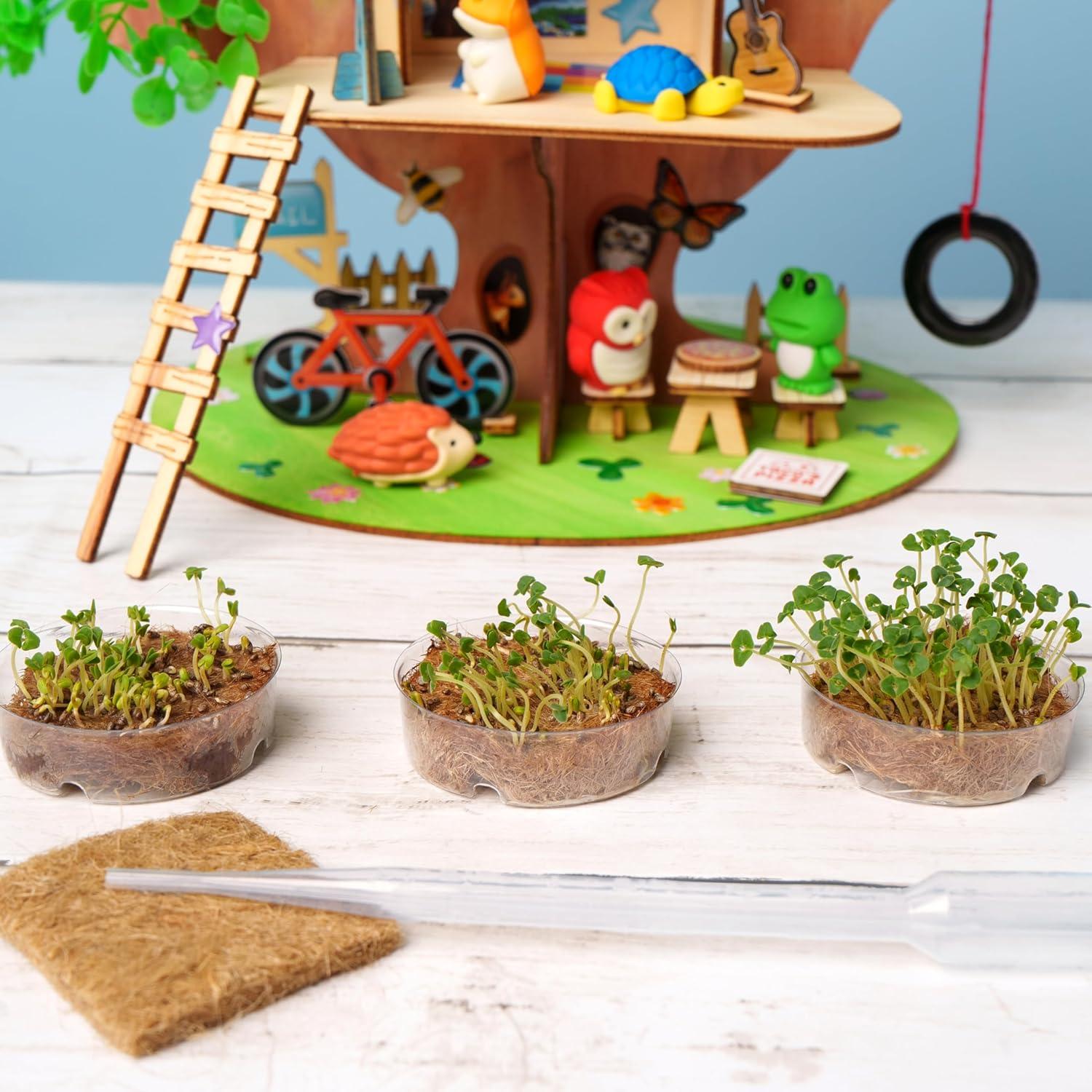 Kit de Manualidades Creatividad para Niños Casa del Árbol 3D