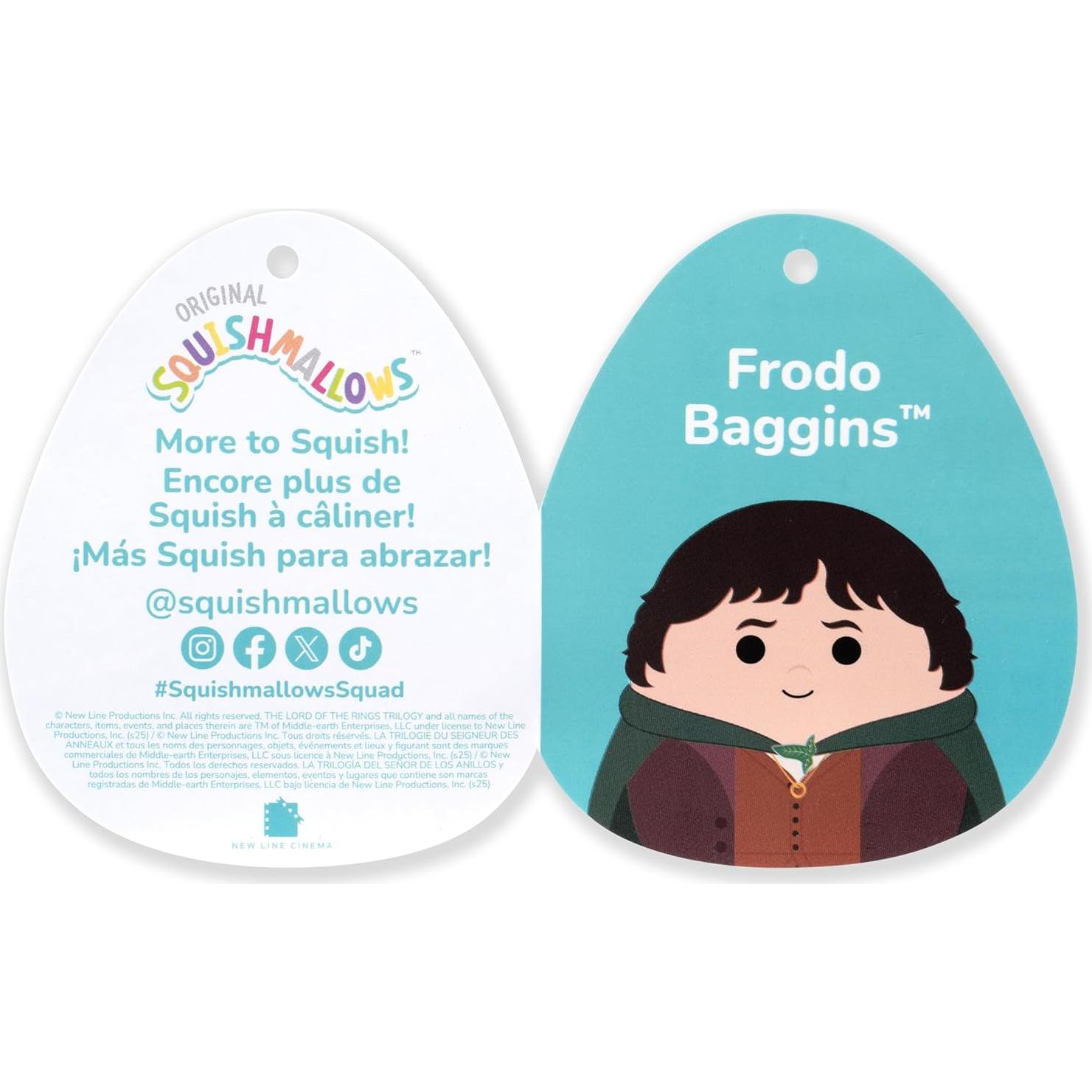 Peluche Squishmallows Frodo 25,4 cm Oficial Jazwares