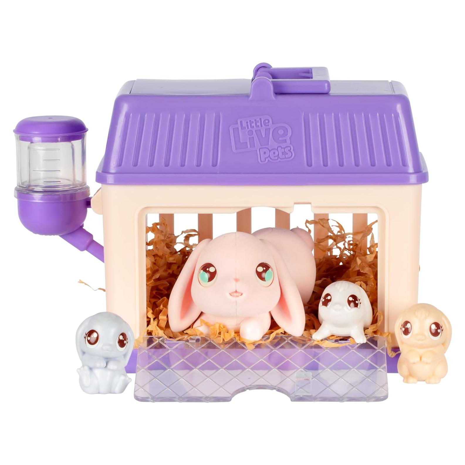 Little Live Pets Conejo Mamá Sorpresa Mini con Bebés