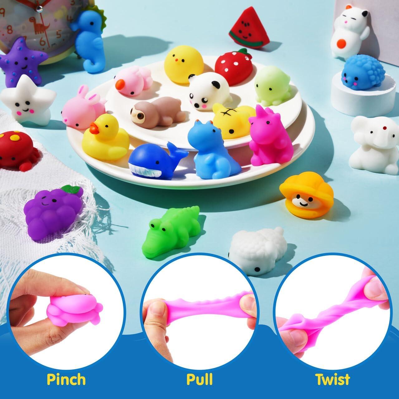 Conjunto de Juguetes Mochi Squishy Joyin 25 Piezas Kawaii