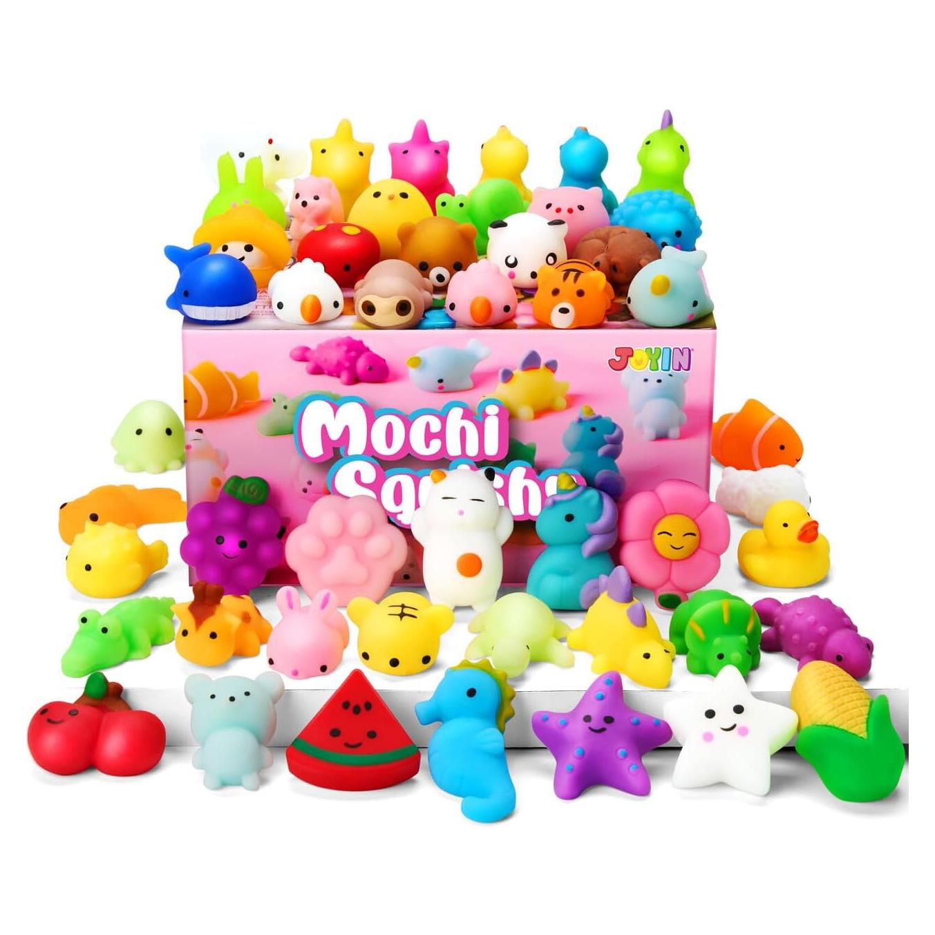 Set de Juguetes Mochi Squishy Joyin 50 Piezas Alivio Estrés
