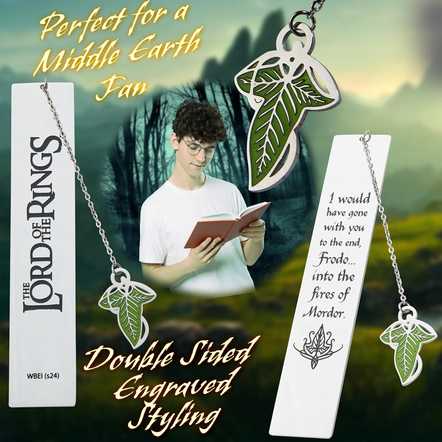 Marcador de Metal El Señor de los Anillos - Acero Inoxidable