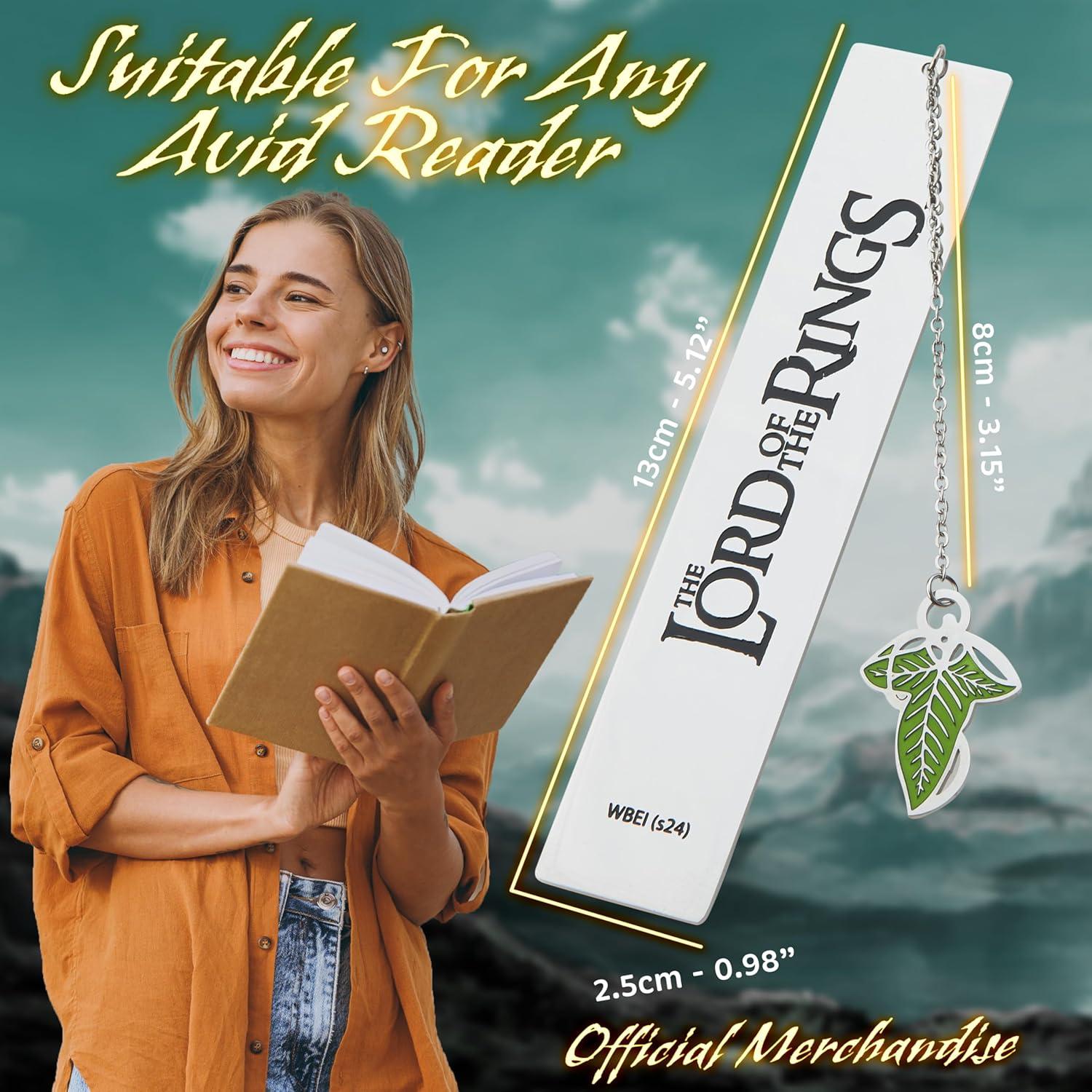 Marcador de Metal El Señor de los Anillos - Acero Inoxidable