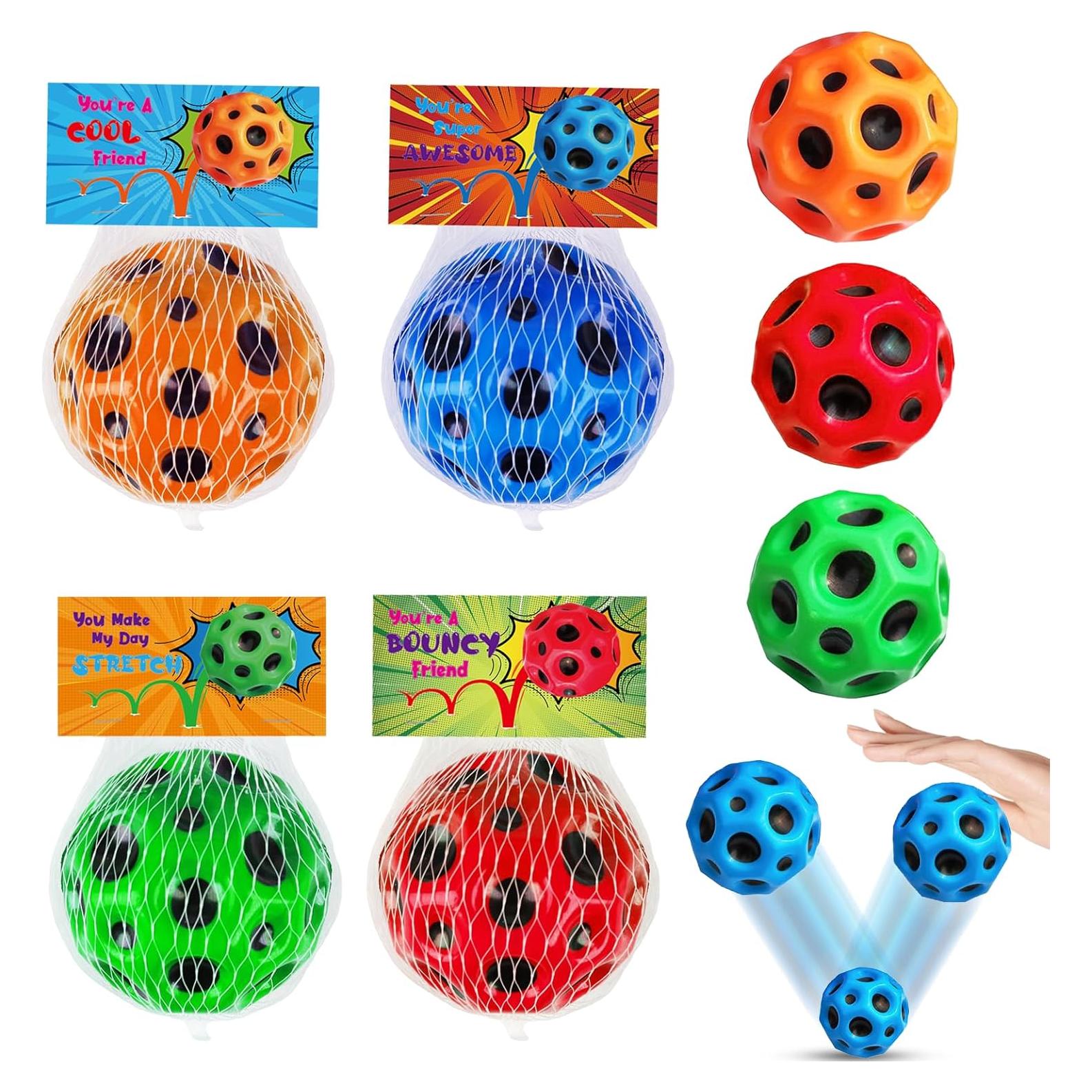 12 Pelotas Rebotadoras Espaciales Thremhoo para Niños