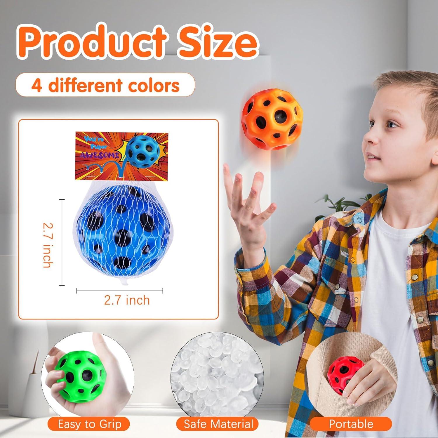 12 Pelotas Rebotadoras Espaciales Thremhoo para Niños