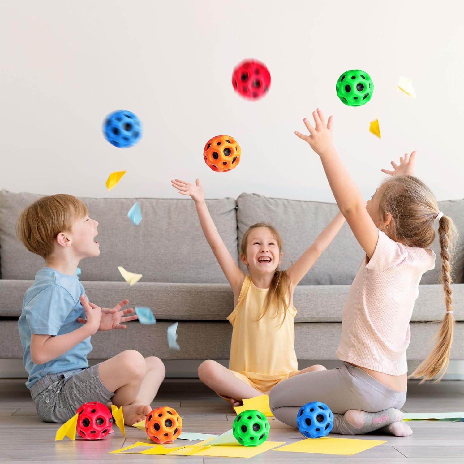 12 Pelotas Rebotadoras Espaciales Thremhoo para Niños