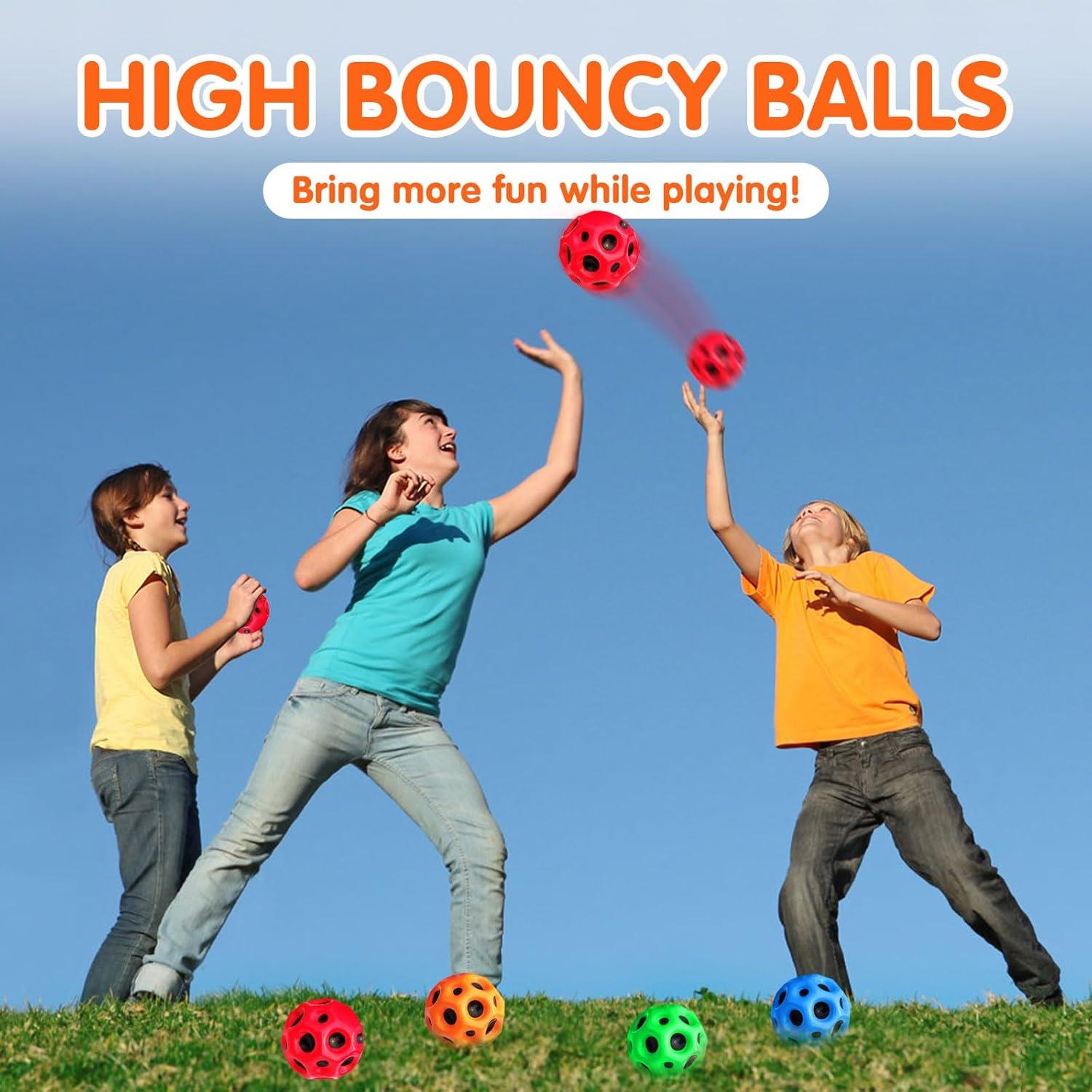 12 Pelotas Rebotadoras Espaciales Thremhoo para Niños