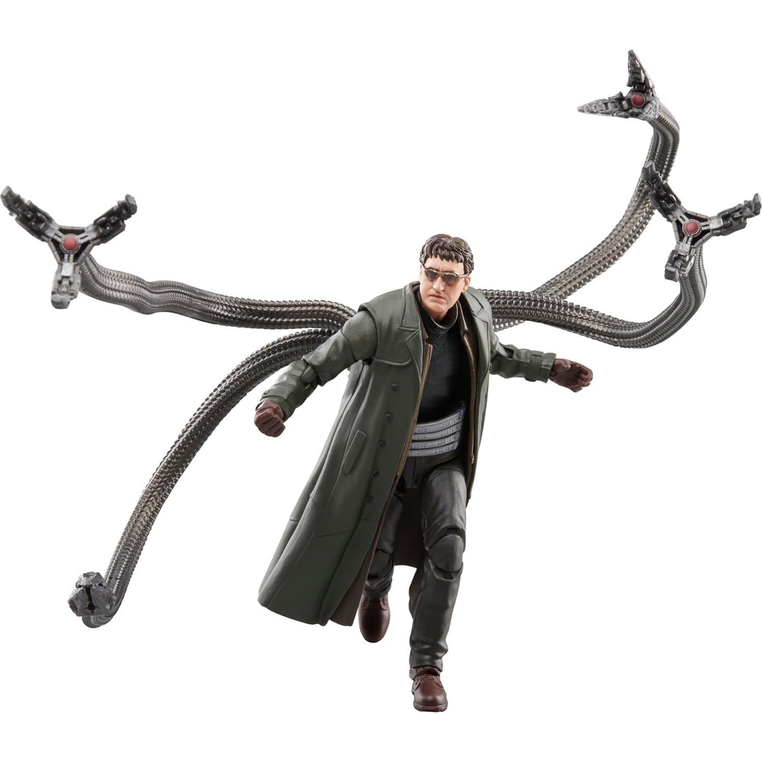 Marvel Legends Series Doc Ock, Spider-Man: No Way Home Collectible, Deluxe 6-Inch Action Figure, 4 Accessories, Ages 4 and Up