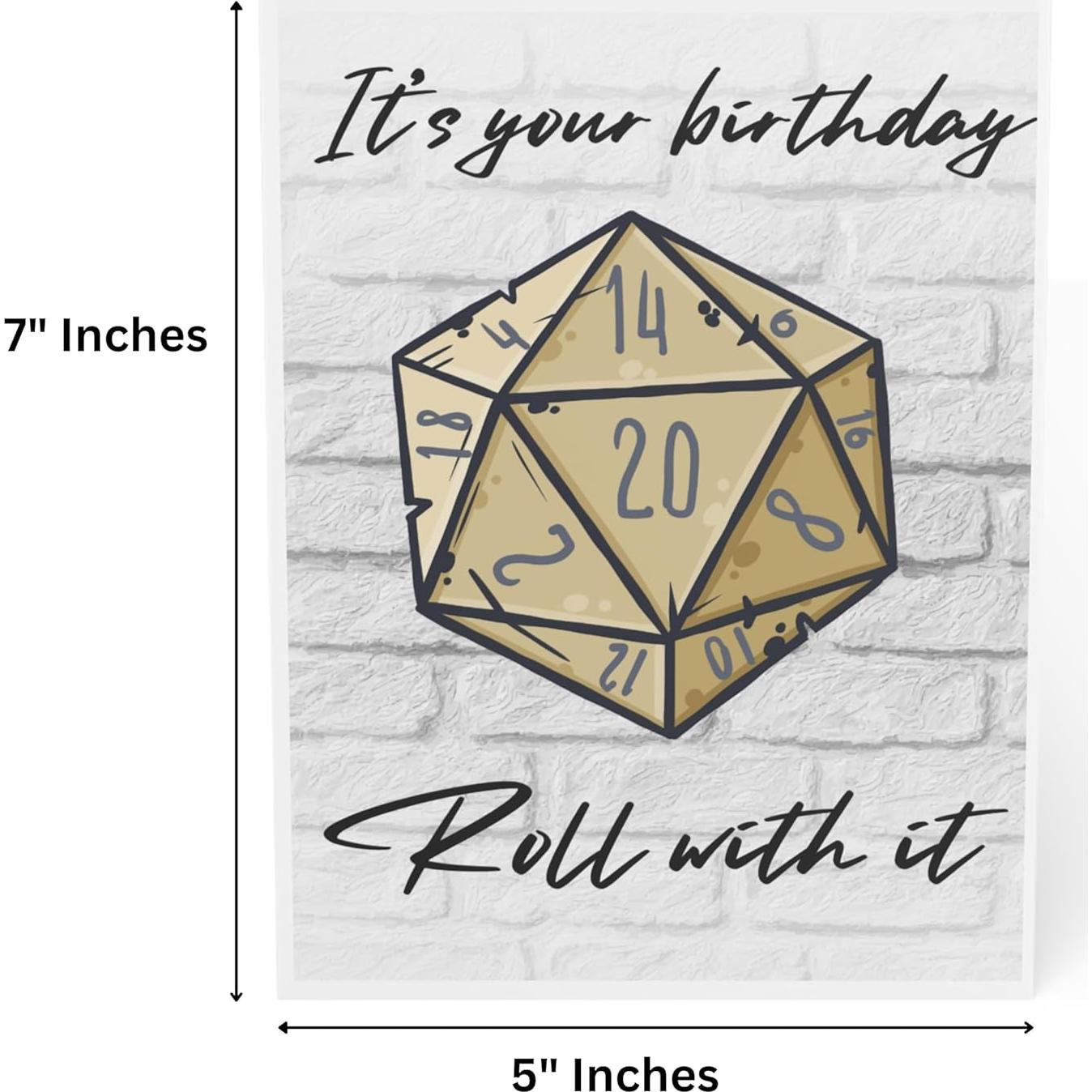 Tarjeta de Cumpleaños D&D J&J'S TOYSCAPE 12,7x17,8 cm