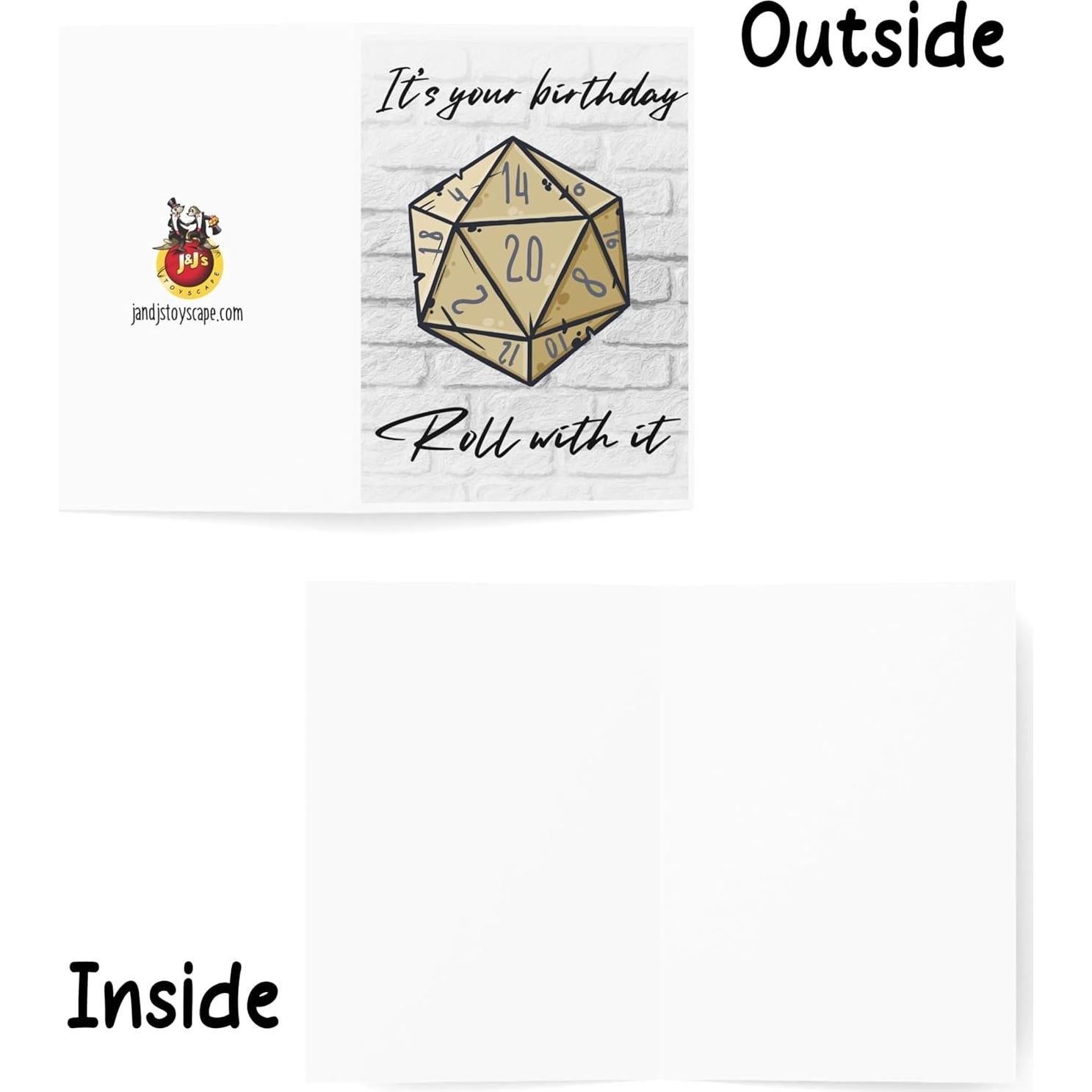 Tarjeta de Cumpleaños D&D J&J'S TOYSCAPE 12,7x17,8 cm