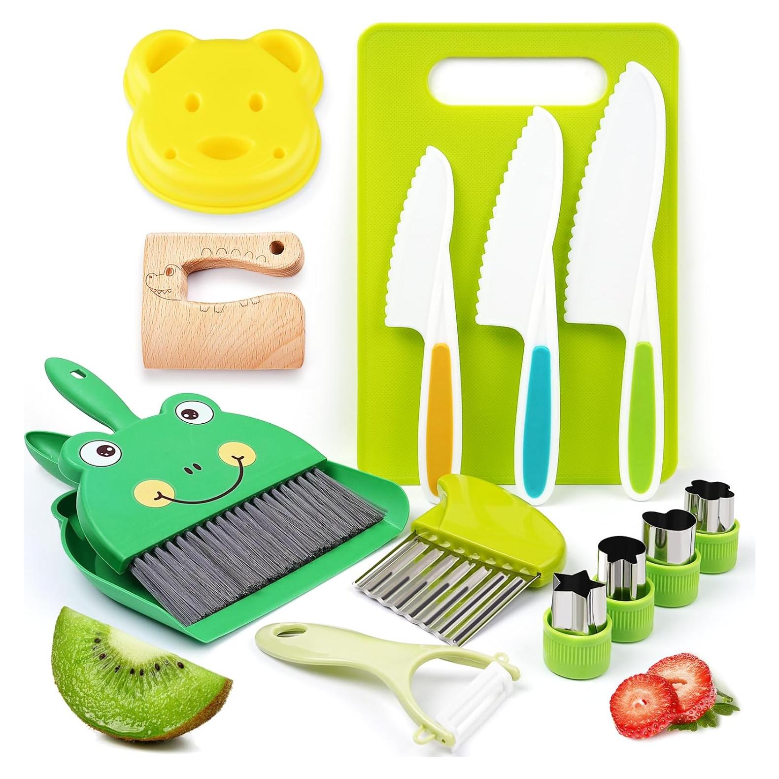 Juguetes de Cocina Montessori Yeeammk 14 Piezas Seguros