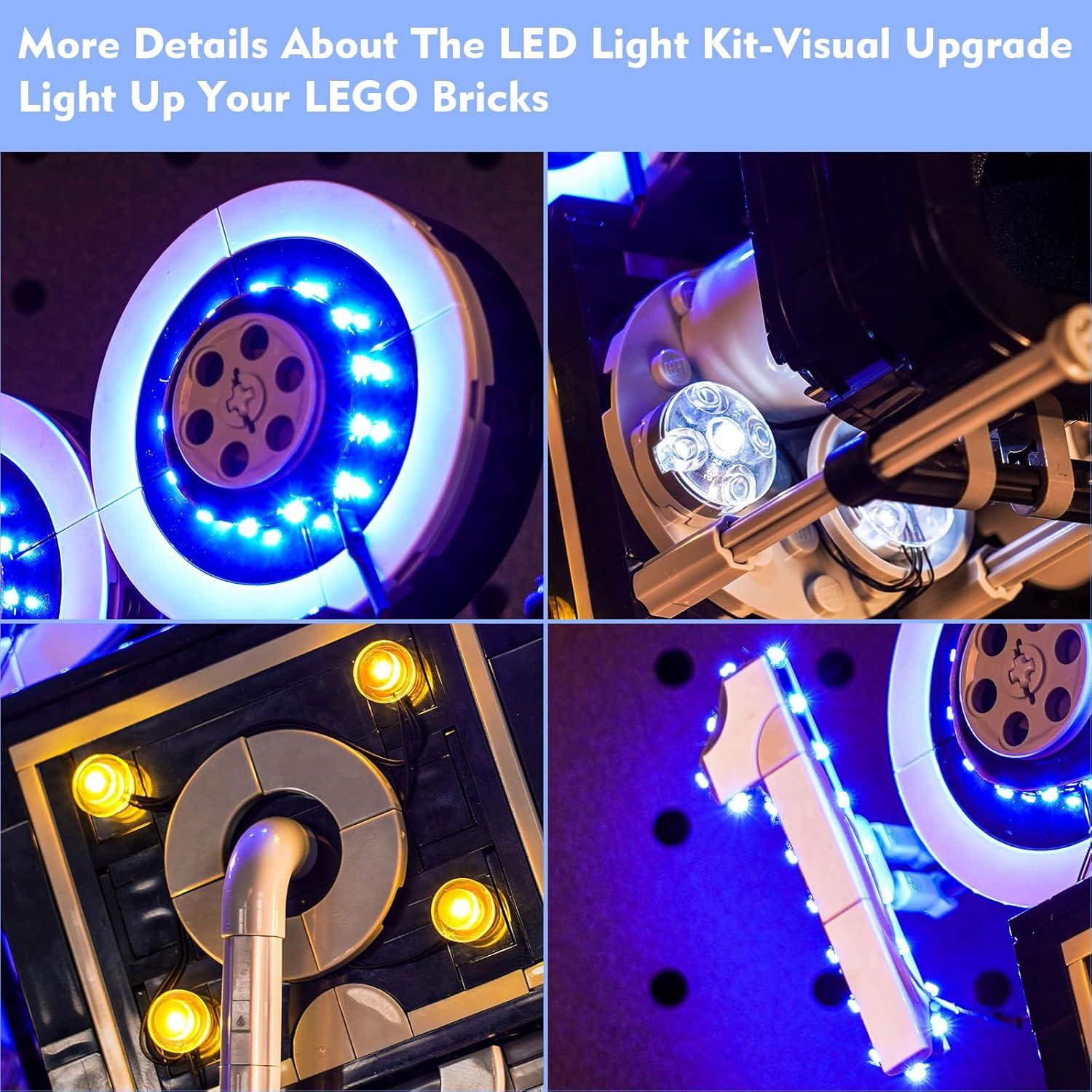 Kit de Luz LED LocoLee para Cámara LEGO 43230 - Control de Luz
