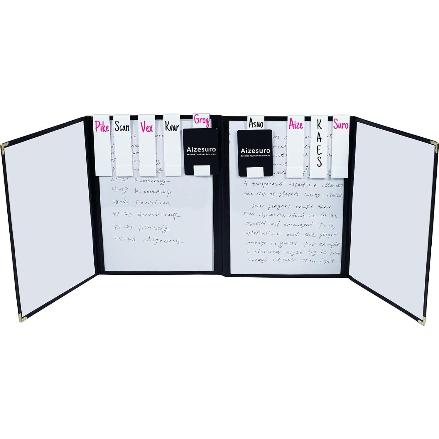 Rastreador Borrable Acrílico Aizesuro 12PCS para DND