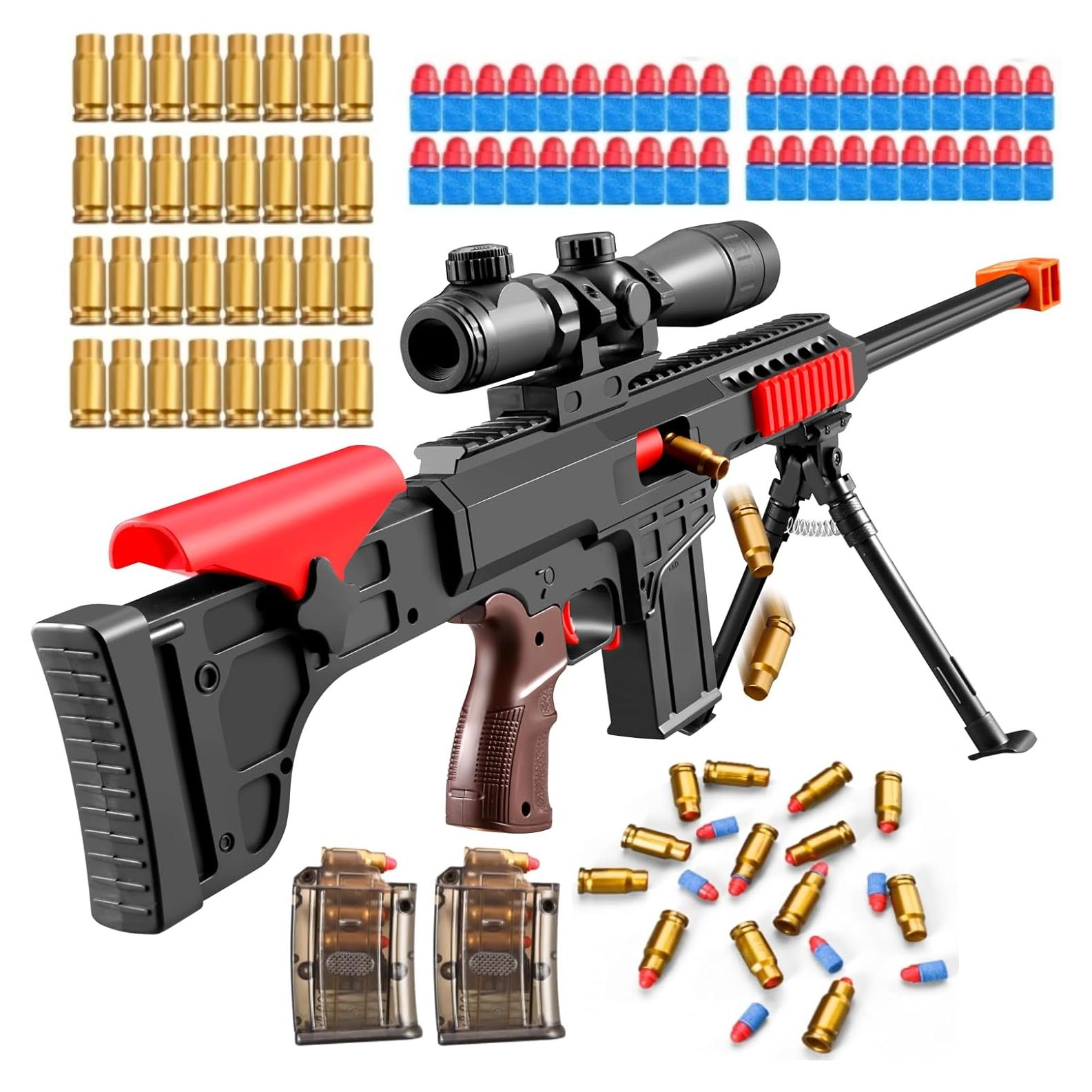 Rifle de Juguete Kyliandi con Balas Suaves y Mira Realista