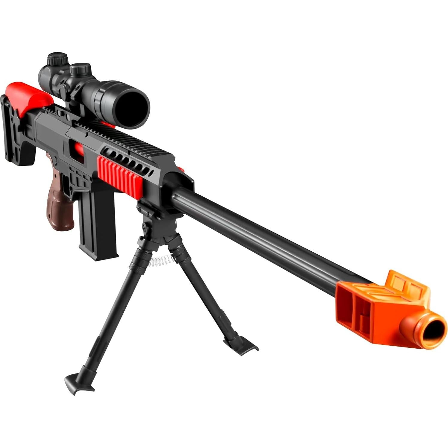 Rifle de Juguete Kyliandi con Balas Suaves y Mira Realista