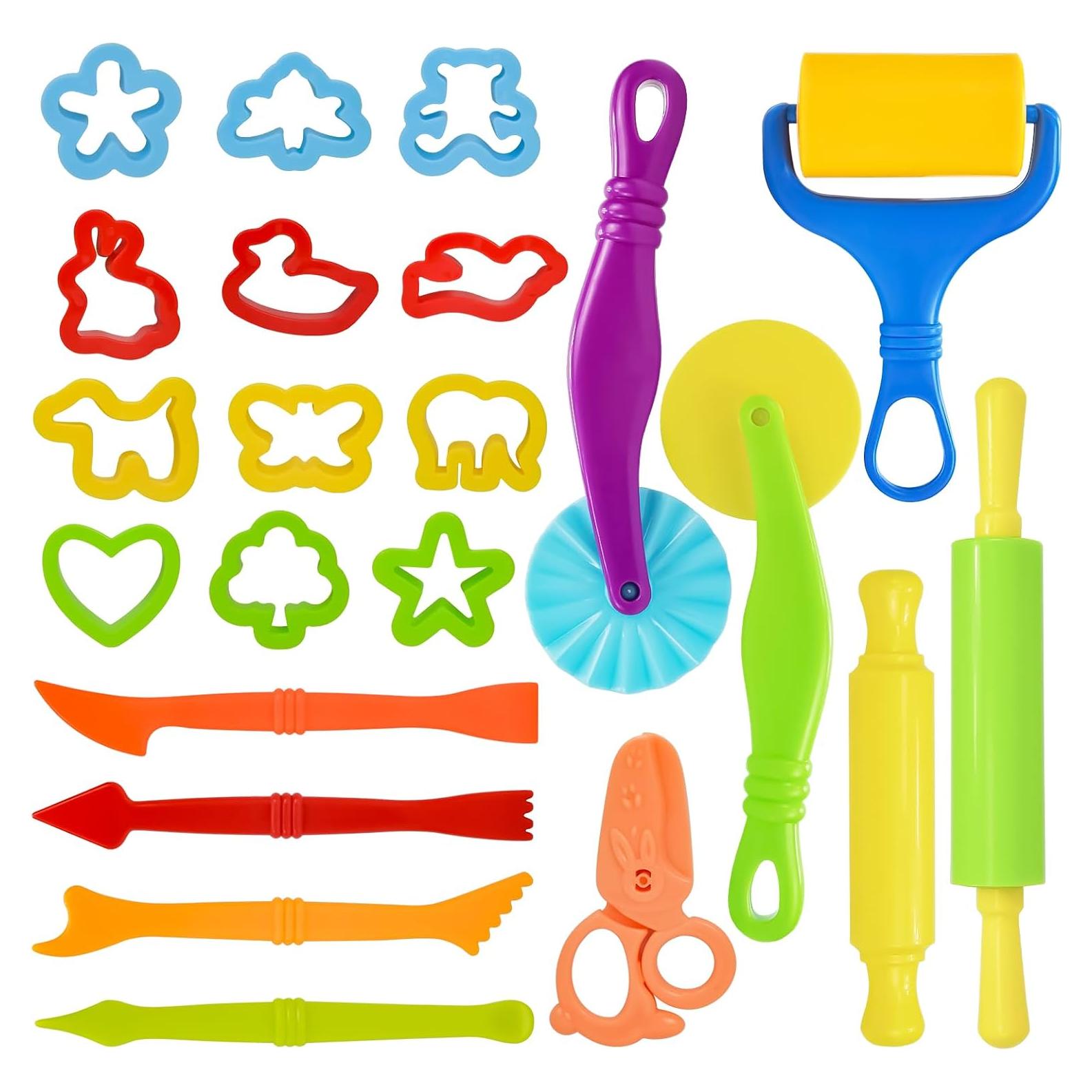 Juego de Herramientas para Masa LCY WEDSHI 22 Piezas Seguras