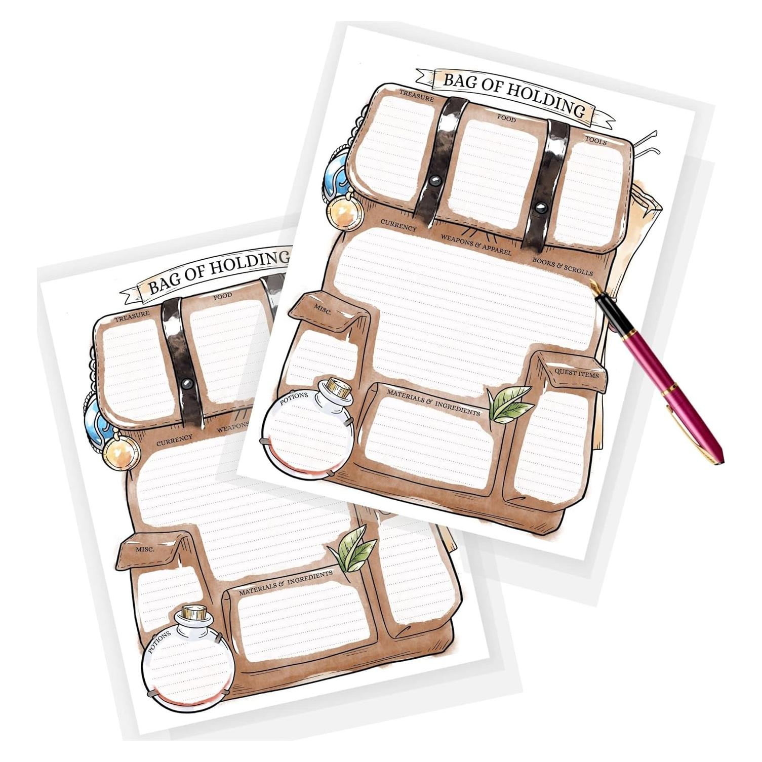 Hojas de Inventario Lashicorn A1 75 Páginas 21,59x27,94cm