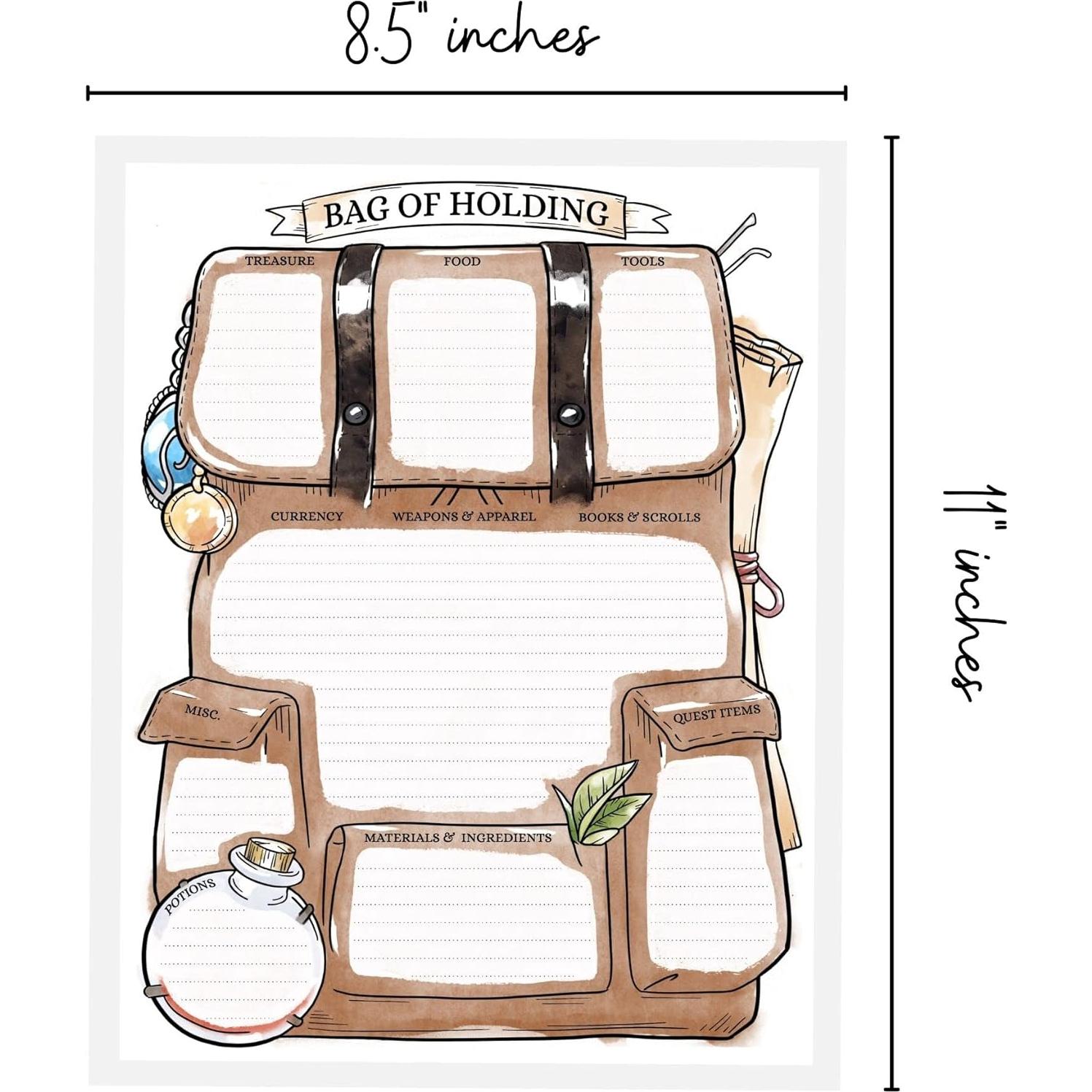 Hojas de Inventario Lashicorn A1 75 Páginas 21,59x27,94cm