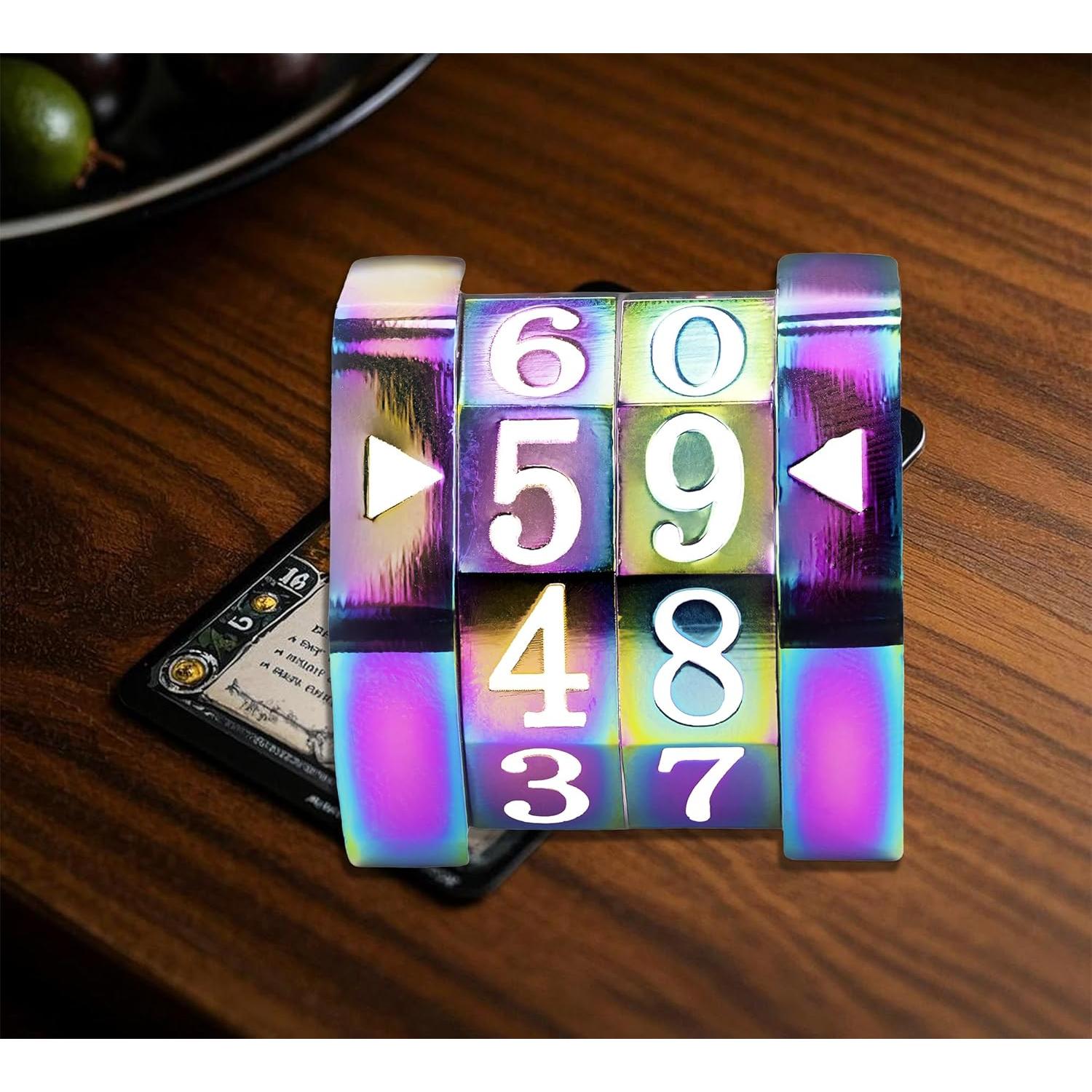 Contador de Vida MTG UONUOT de Metal Colorido 00-99