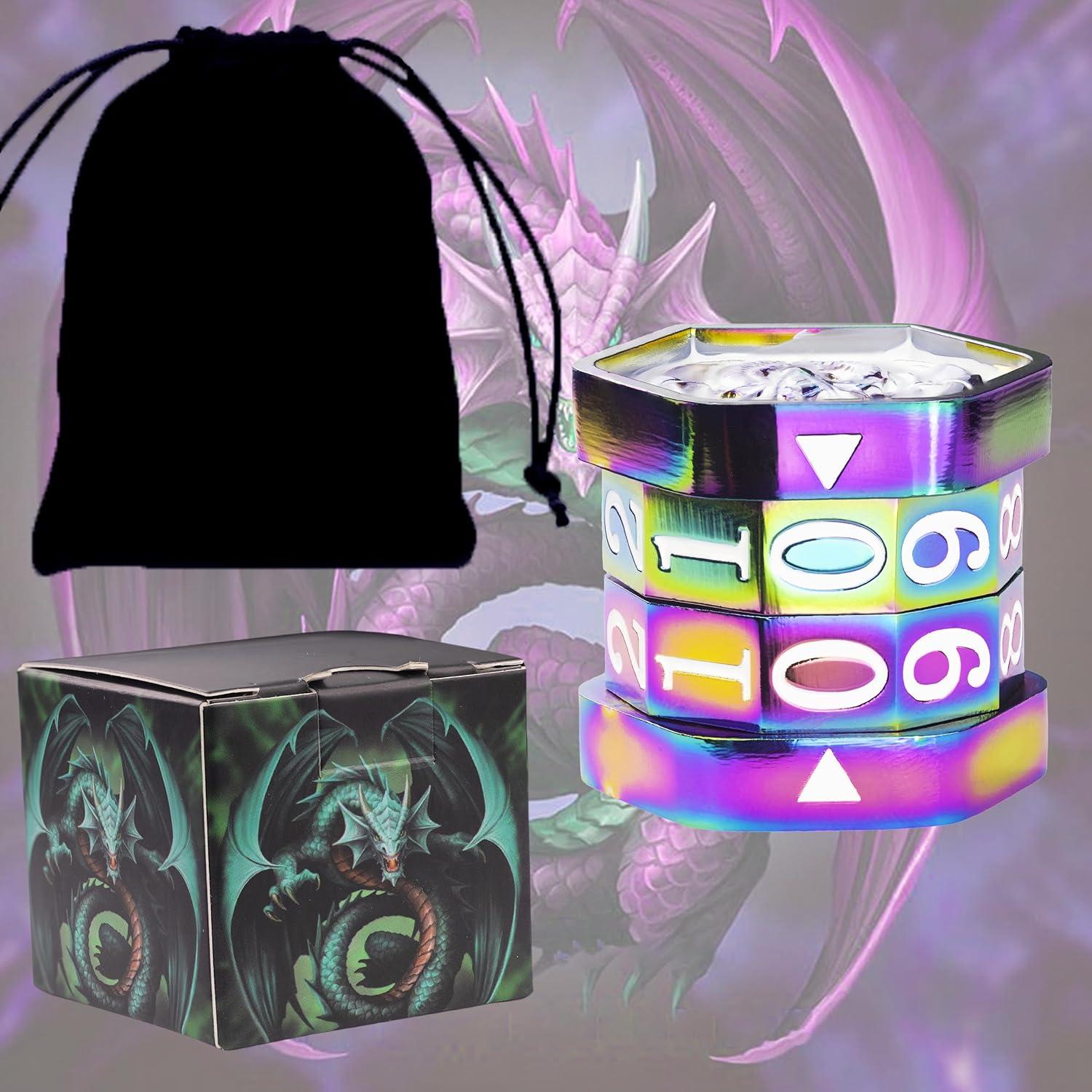 Contador de Vida MTG UONUOT de Metal Colorido 00-99