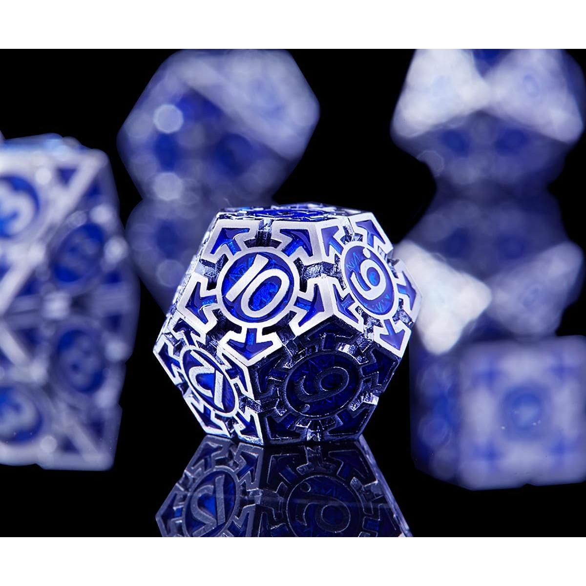 Conjunto de Dados Metálicos D&D Aiyouyue D20 D4 D12 D10 D8