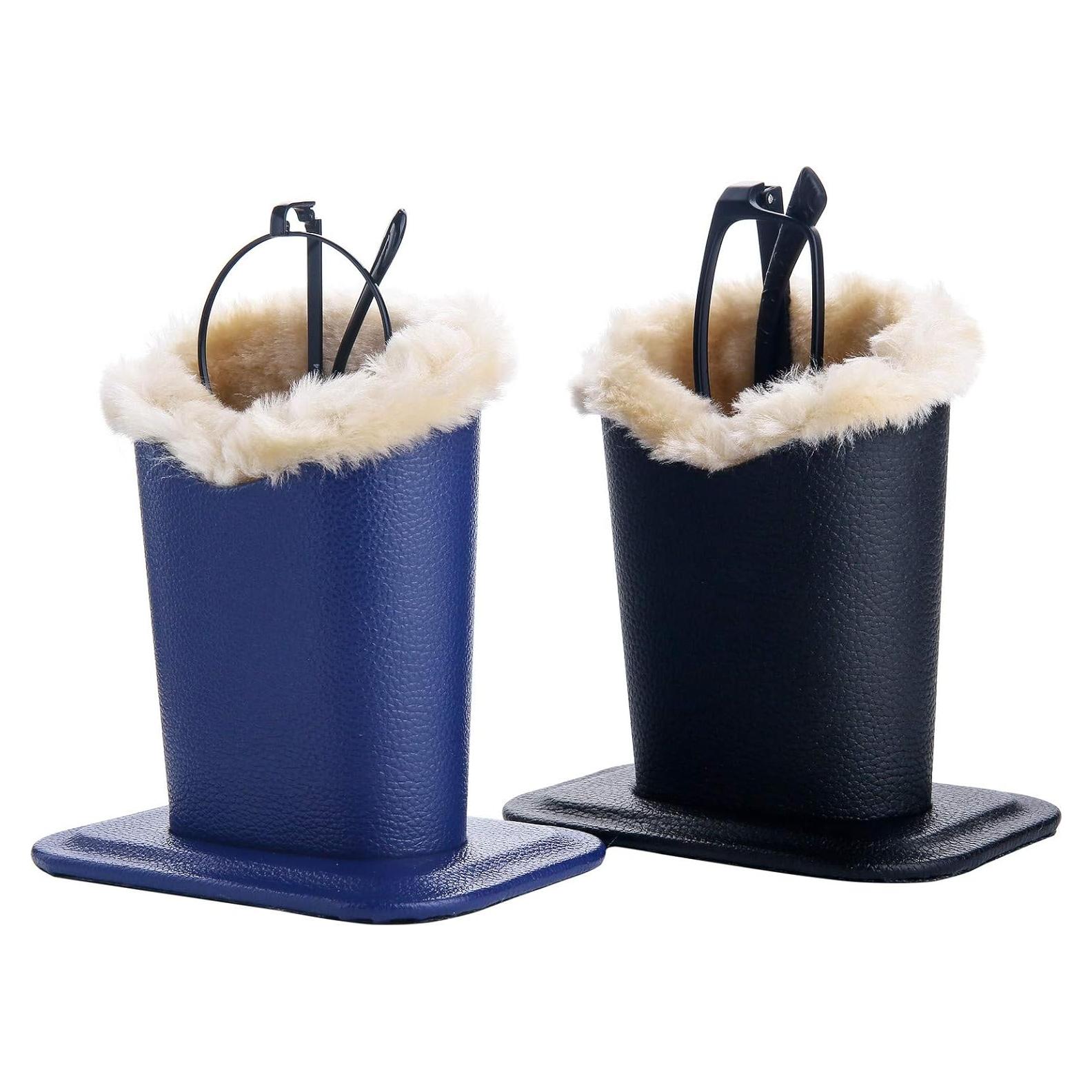 Soportes para Gafas Siveit de Cuero PU - 2 Paquetes