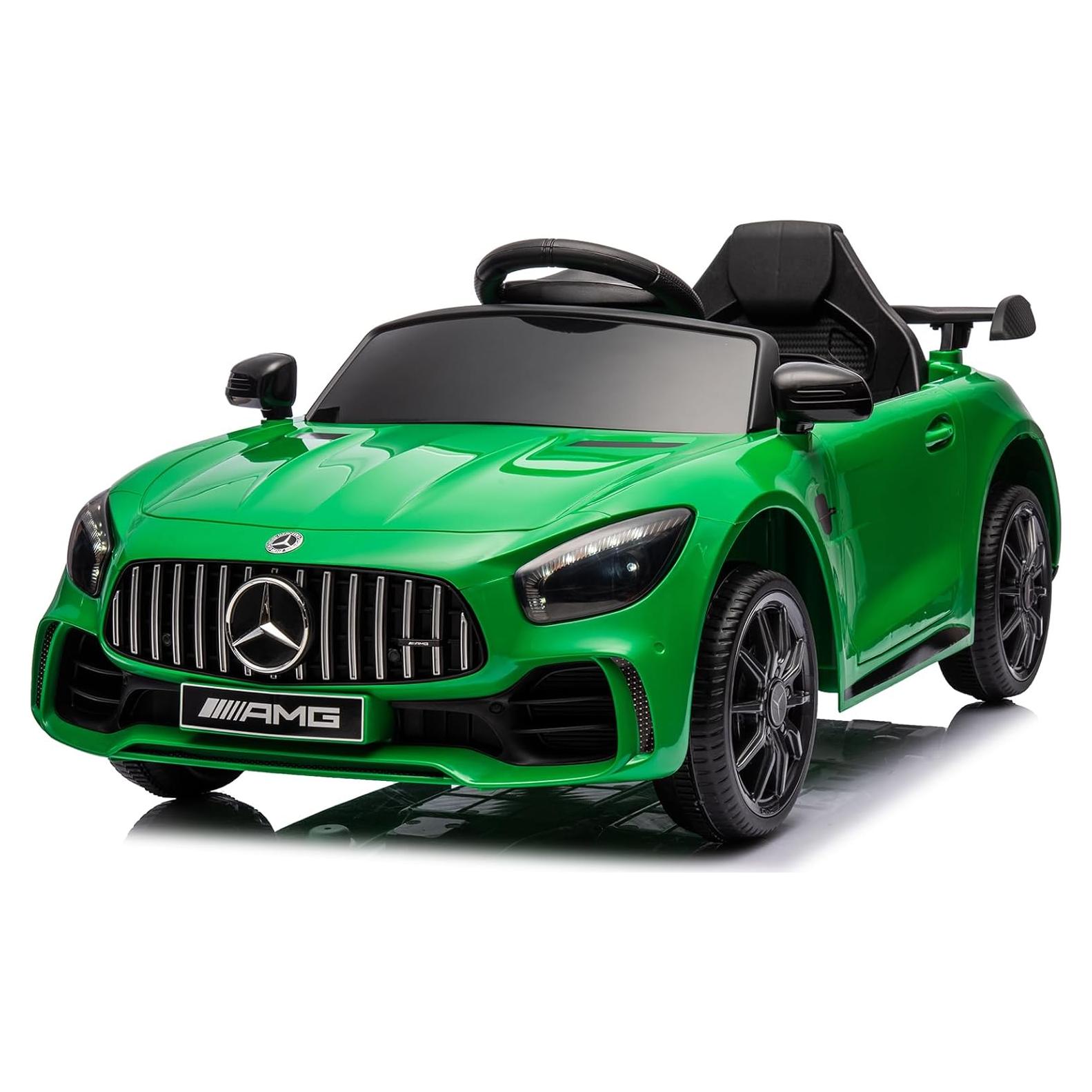 Coche Eléctrico Winado 12V Mercedes Benz AMG GTR Verde