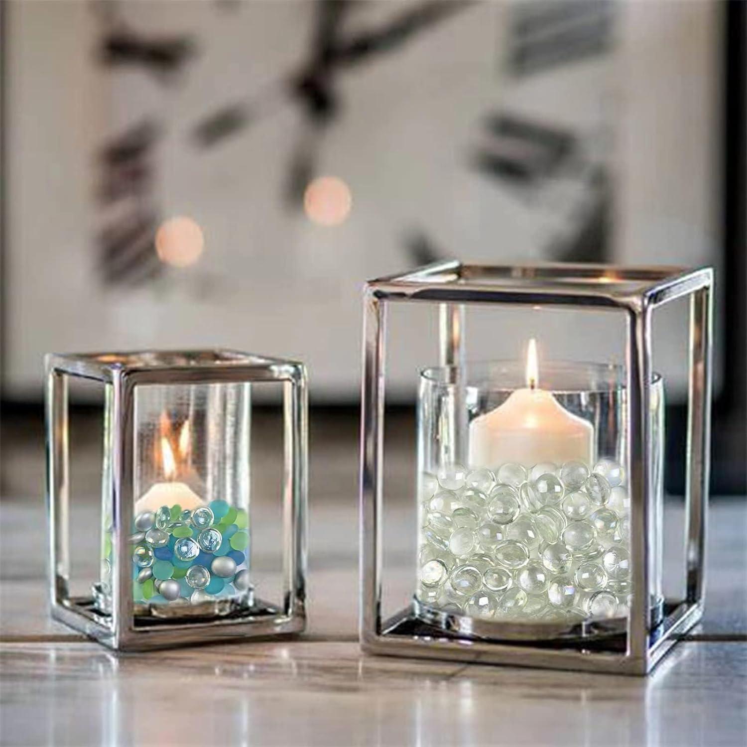 90 PCS Canicas de Vidrio Transparentes HappyFiller 12.7 cm