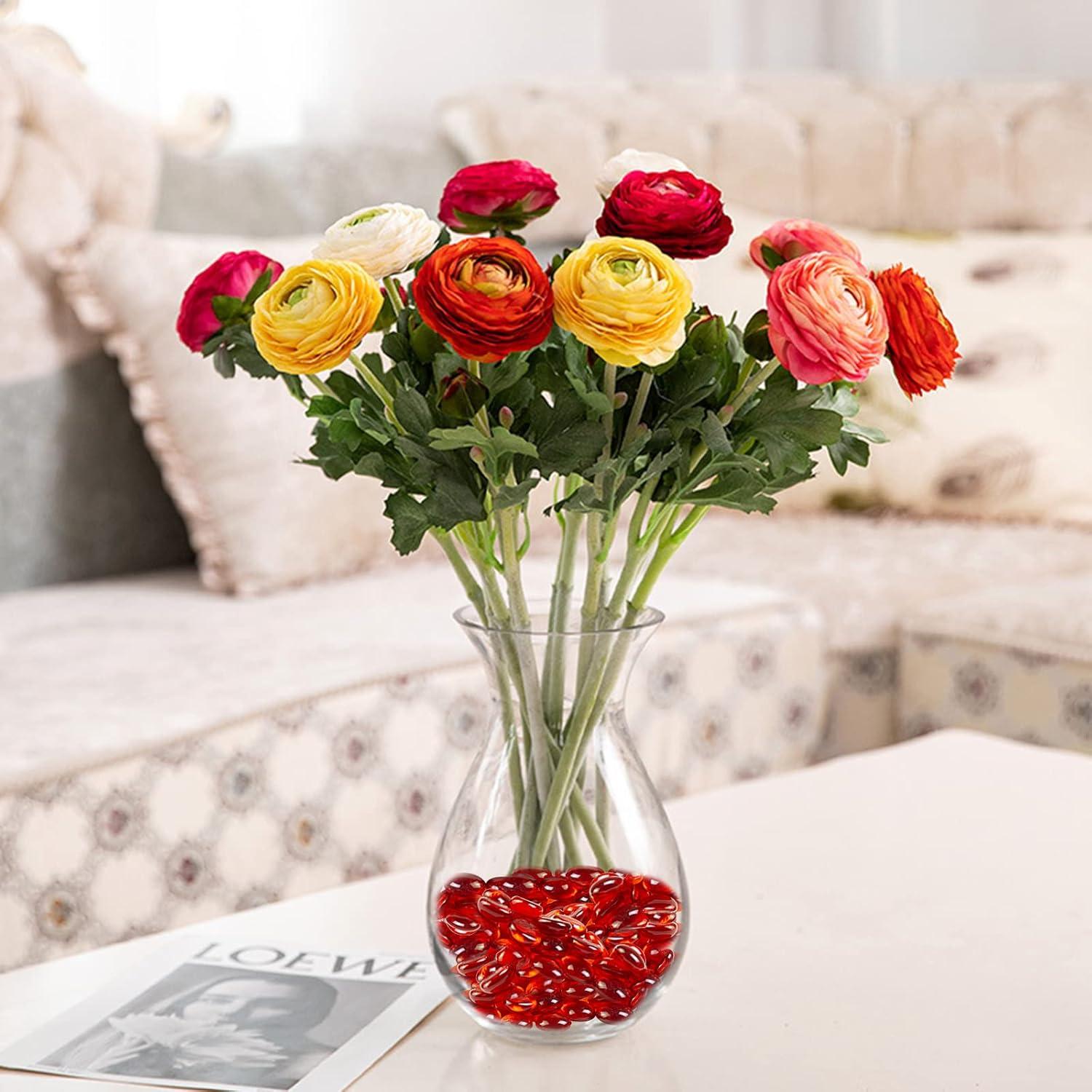 Canicas Planas Rojas HappyFiller 1.91 cm 0.91 kg Decoración