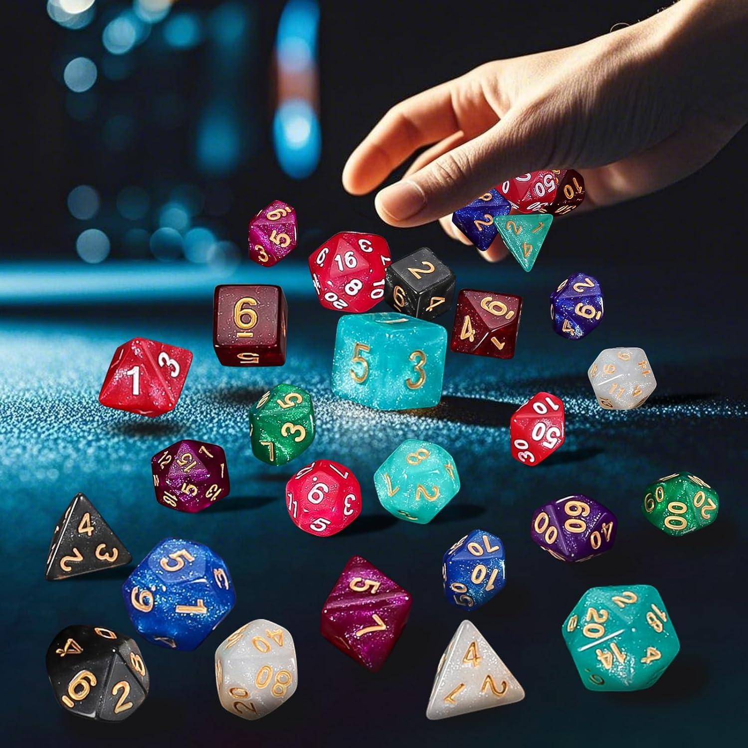 Conjunto de Dados DND QMay 10x7 (70 Piezas) Poliedricos