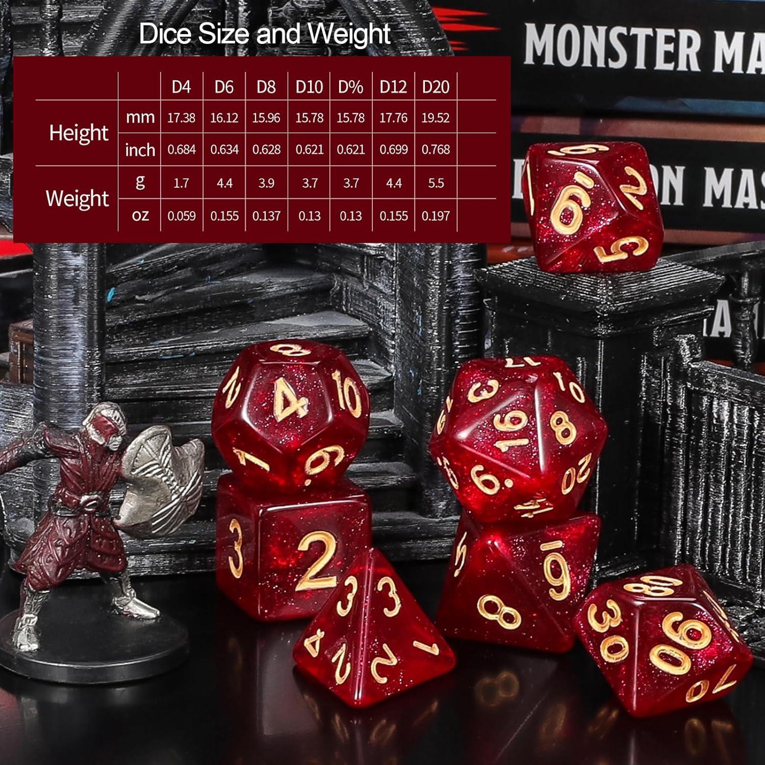 Conjunto de Dados DND QMay 10x7 (70 Piezas) Poliedricos