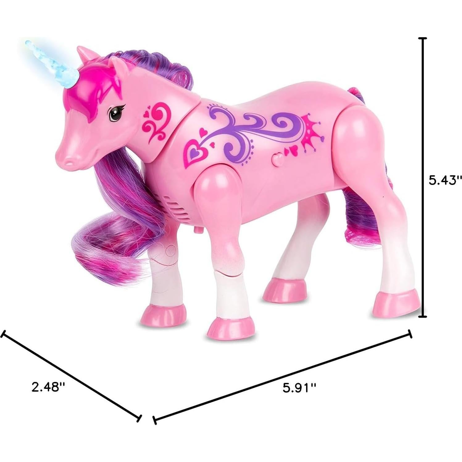 Unicornio Interactivo Sparkles - Baila y Brilla 15cm
