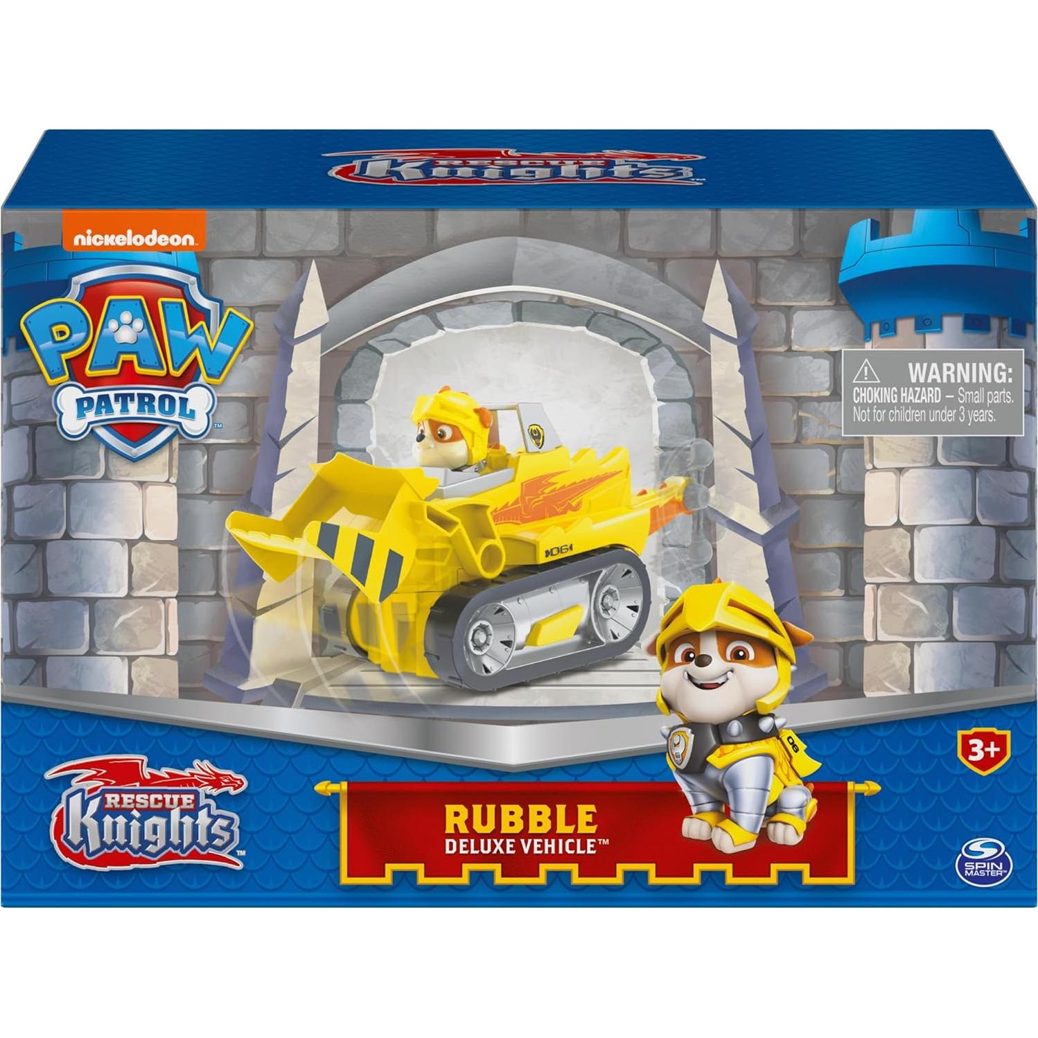 Vehículo Deluxe Rubble Caballero de Rescate PAW Patrol