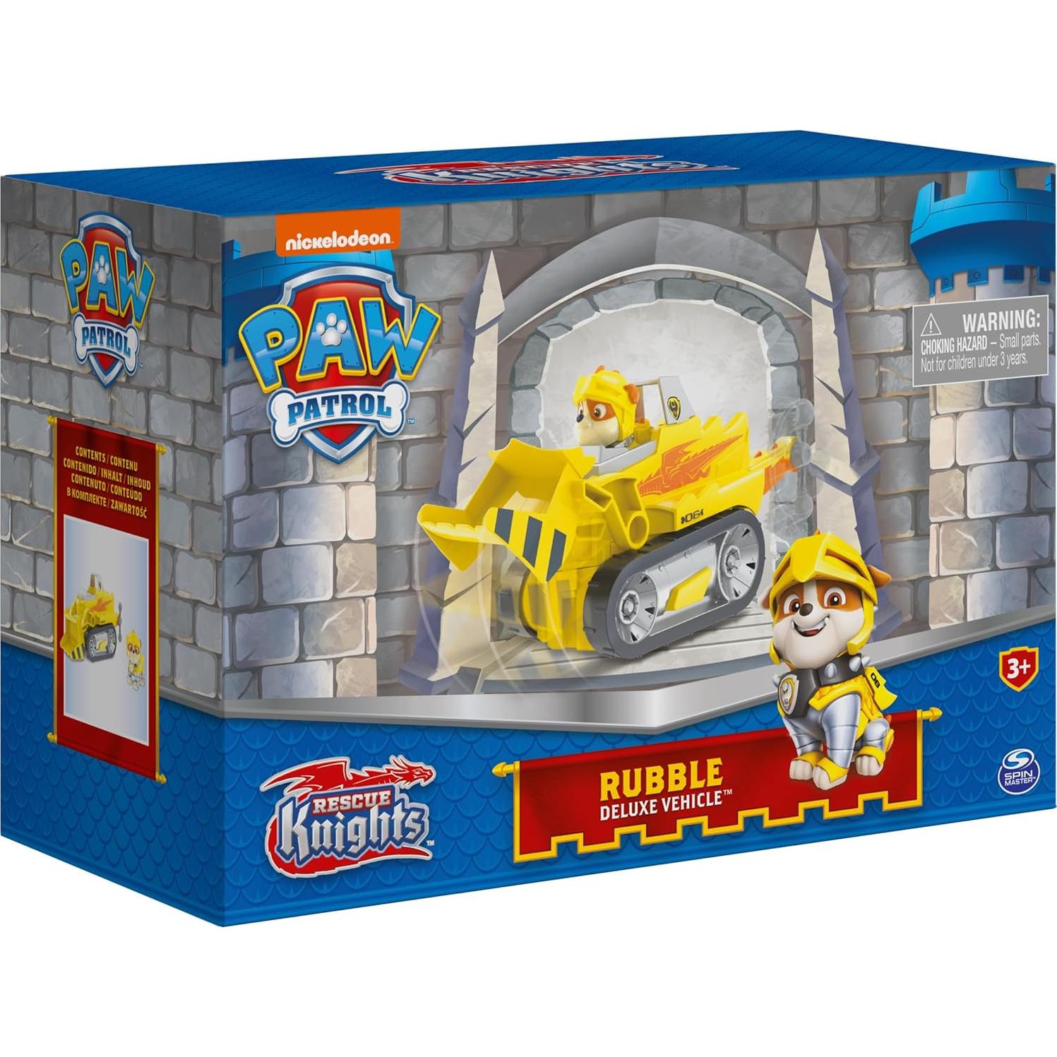Vehículo Deluxe Rubble Caballero de Rescate PAW Patrol