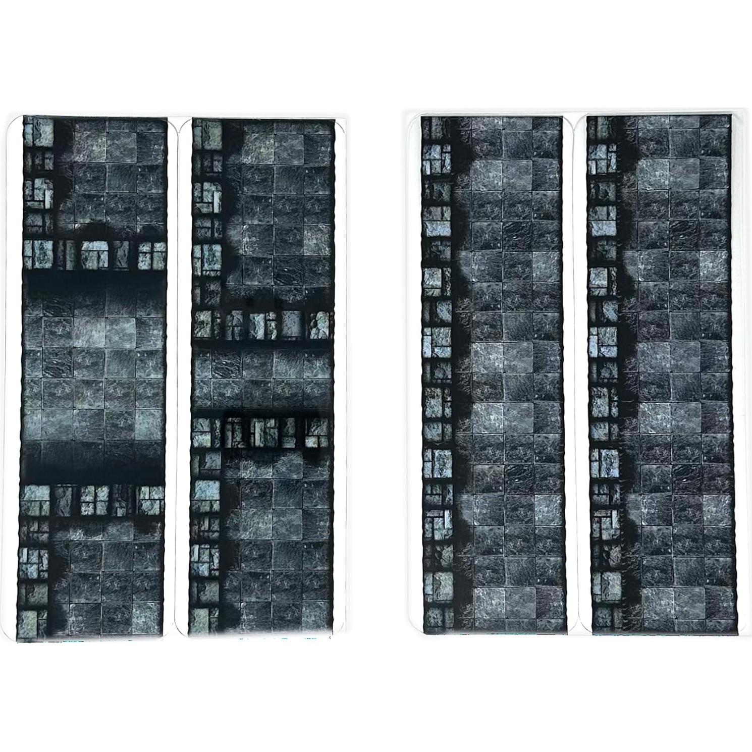 Ramparts - 14 Piezas de Terreno Doble Cara para D&D