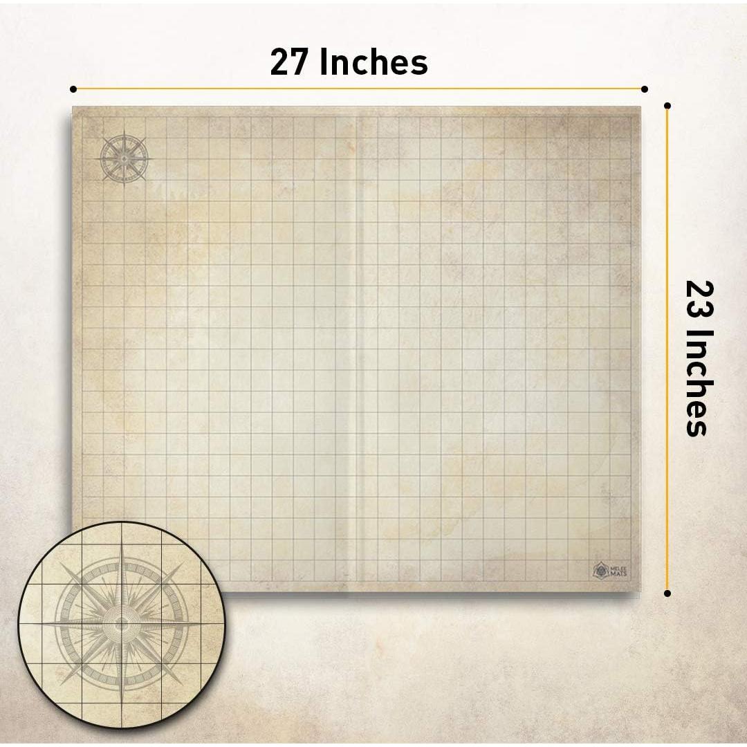 Kit de Inicio DND Melee Mats 58x69 cm Doble Cara Accesorios