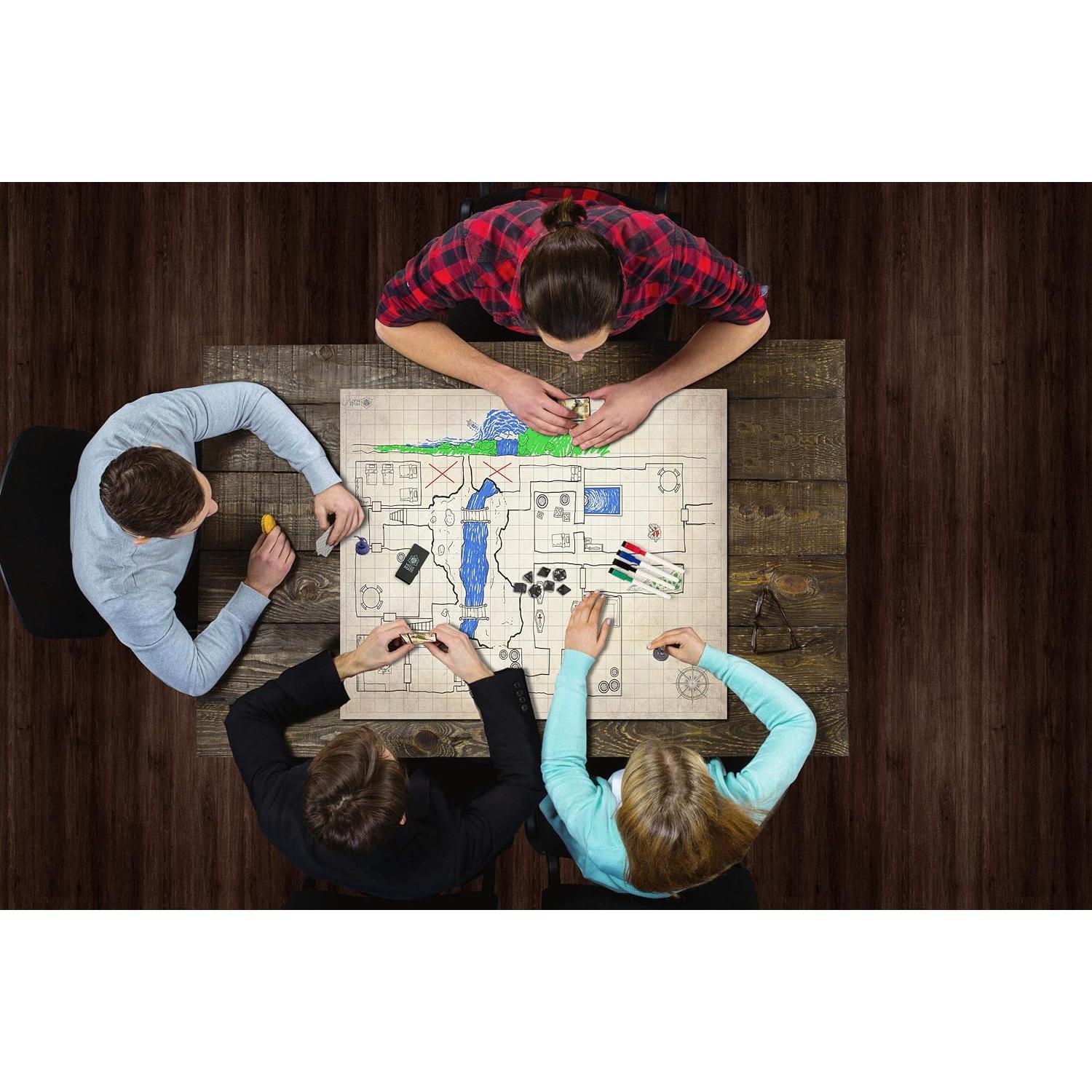 Kit de Inicio DND Melee Mats 58x69 cm Doble Cara Accesorios