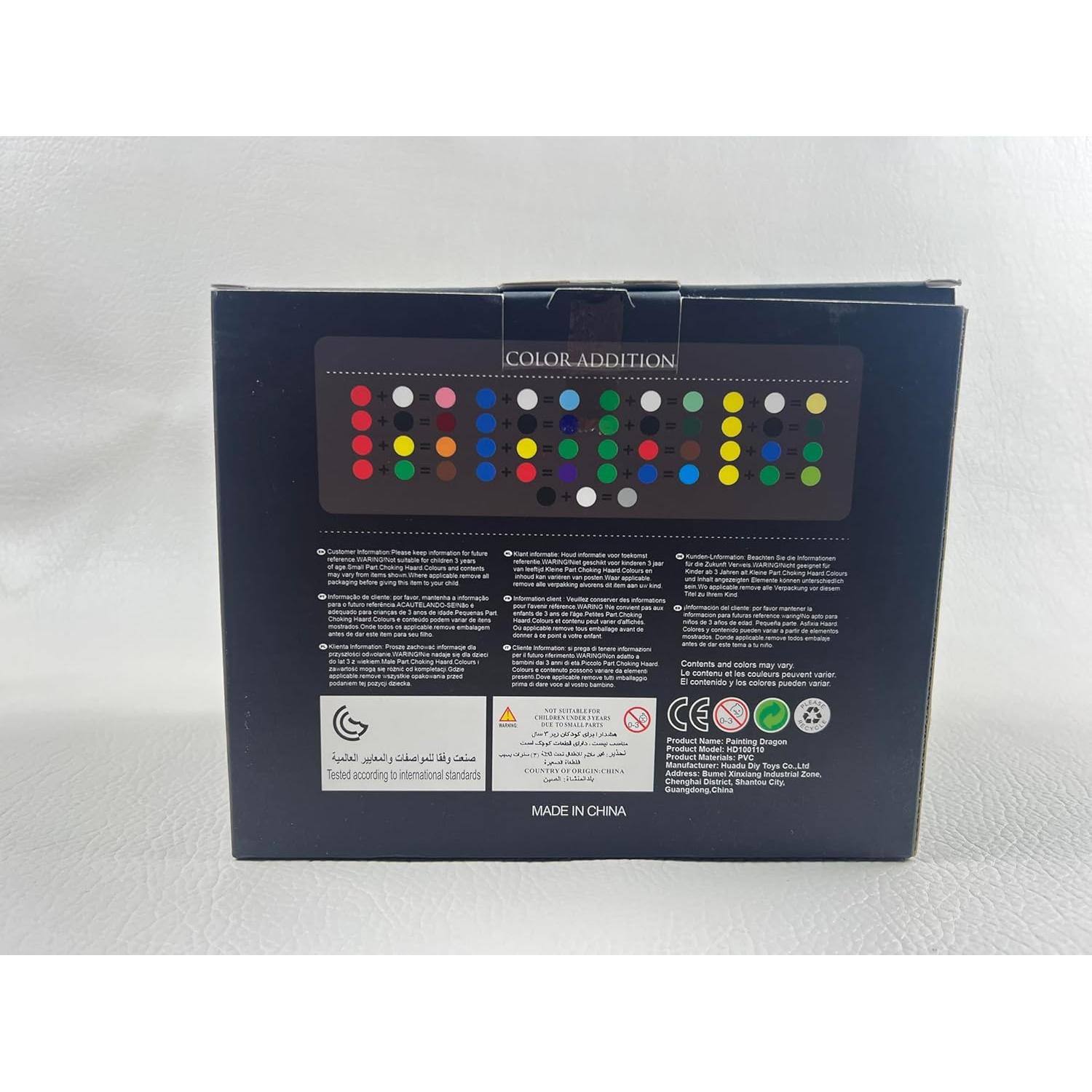 Kit de Pintura Dragón Whatstem con 3 Figuras y Castillo 3D